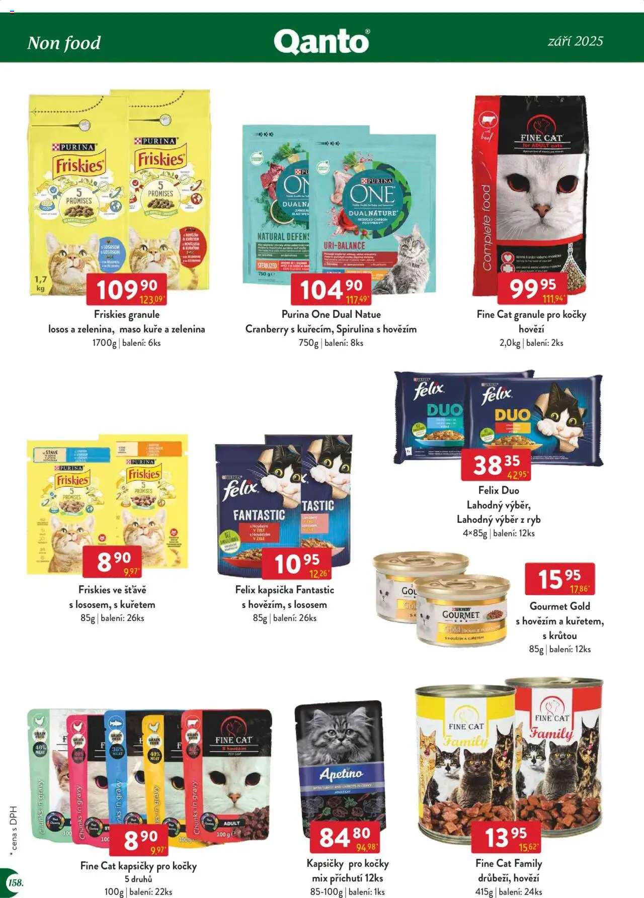 Astur & Qanto leták - Velkoobchod 09/2025 od 01.09.2025 | Strana: 158 | Produkty: Purina, Granule, Zelenina, Kuře