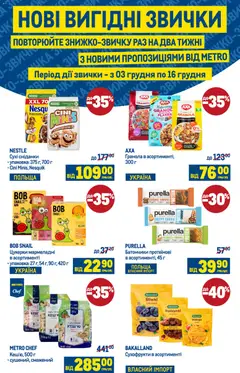 Metro акції дійснийкції з 03.12.2025