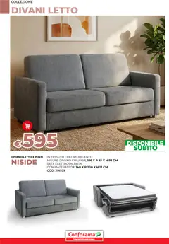 Anteprima del volantino Conforama Divani catalogo valido a partire dal 11.02.2026 | Pagina: 12 | Prodotti: Divano letto, Letto, Materasso, Divano