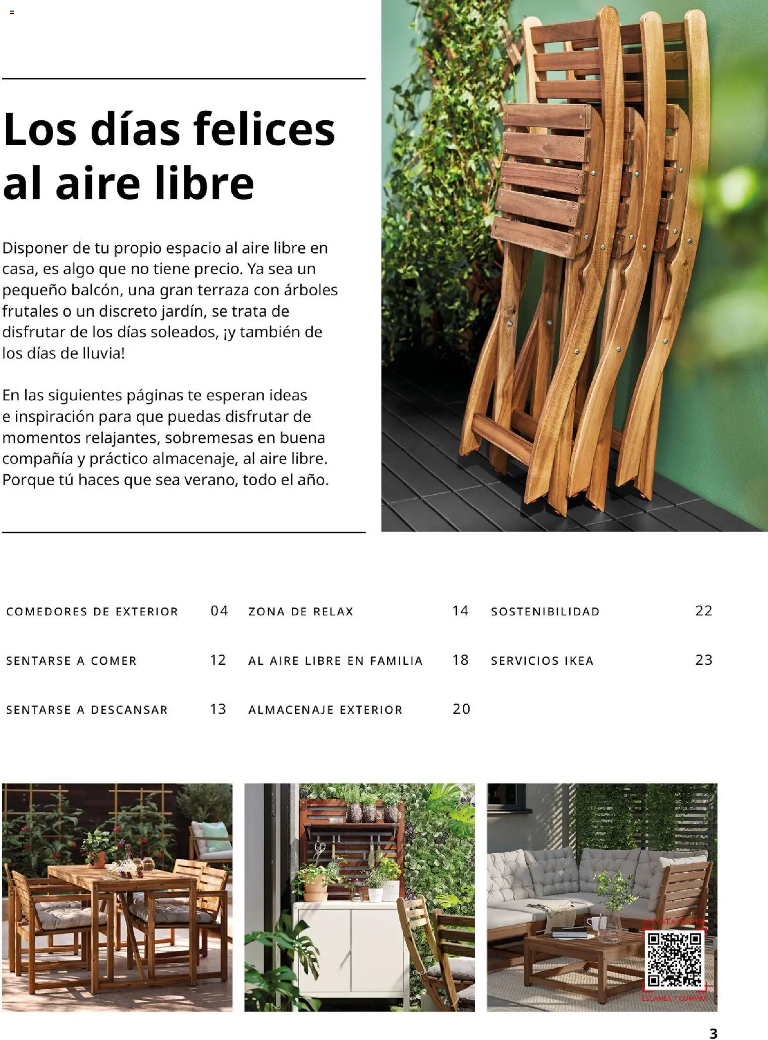 Catálogo IKEA Muebles de exterior │ válido desde el 10.12.2025 | Página: 3 | Productos: Té, Almacenaje