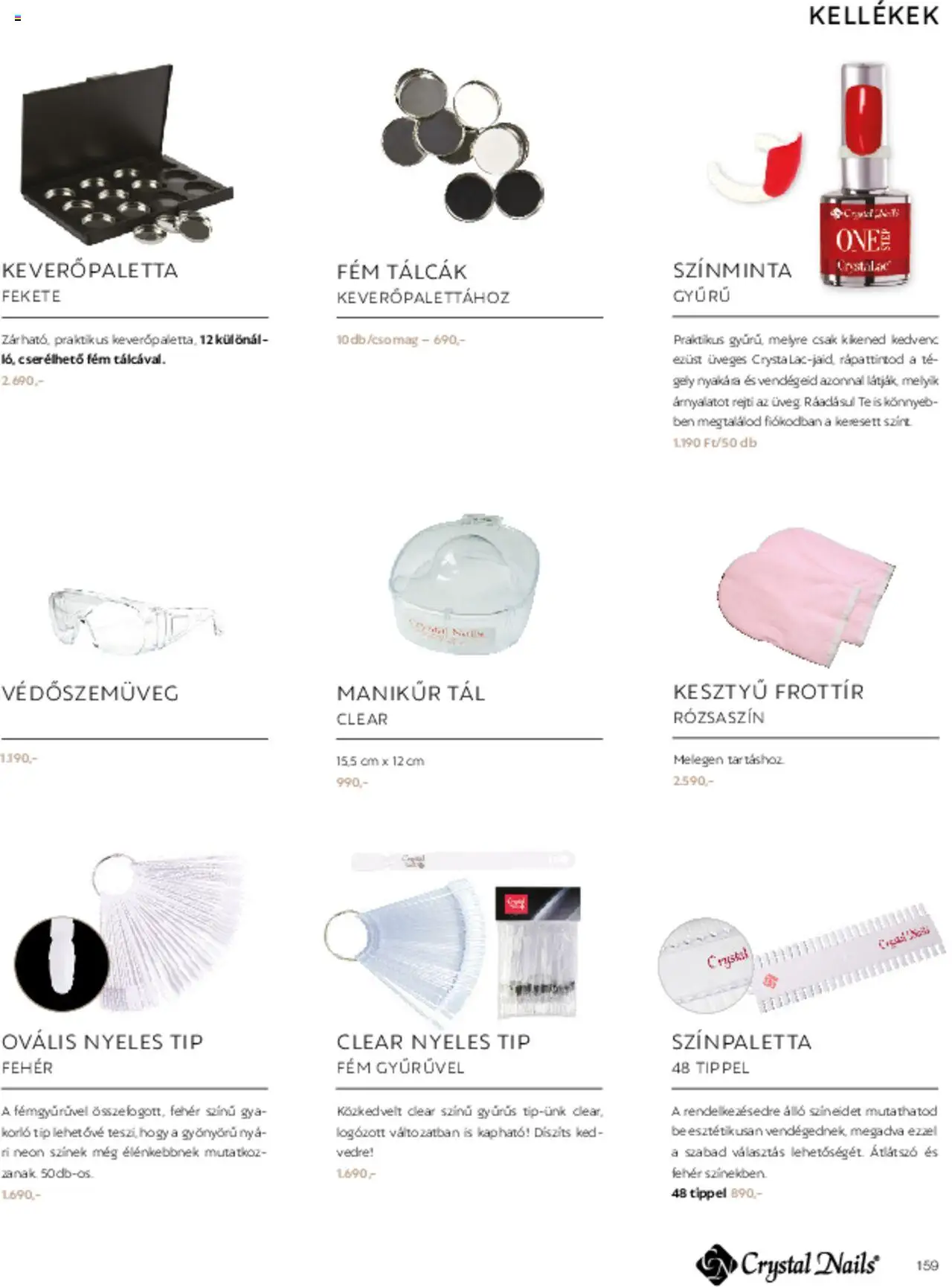 Crystal Nails akciós ujság - amely érvényes a következő dátumtól: 01.03.2025 | Oldal: 159 | Termékek: Kesztyű