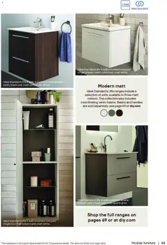 Preview of B&Q - Bathrooms valid from 16.12.2025 | Page: 43 | Products: Door, Coffee, Handles