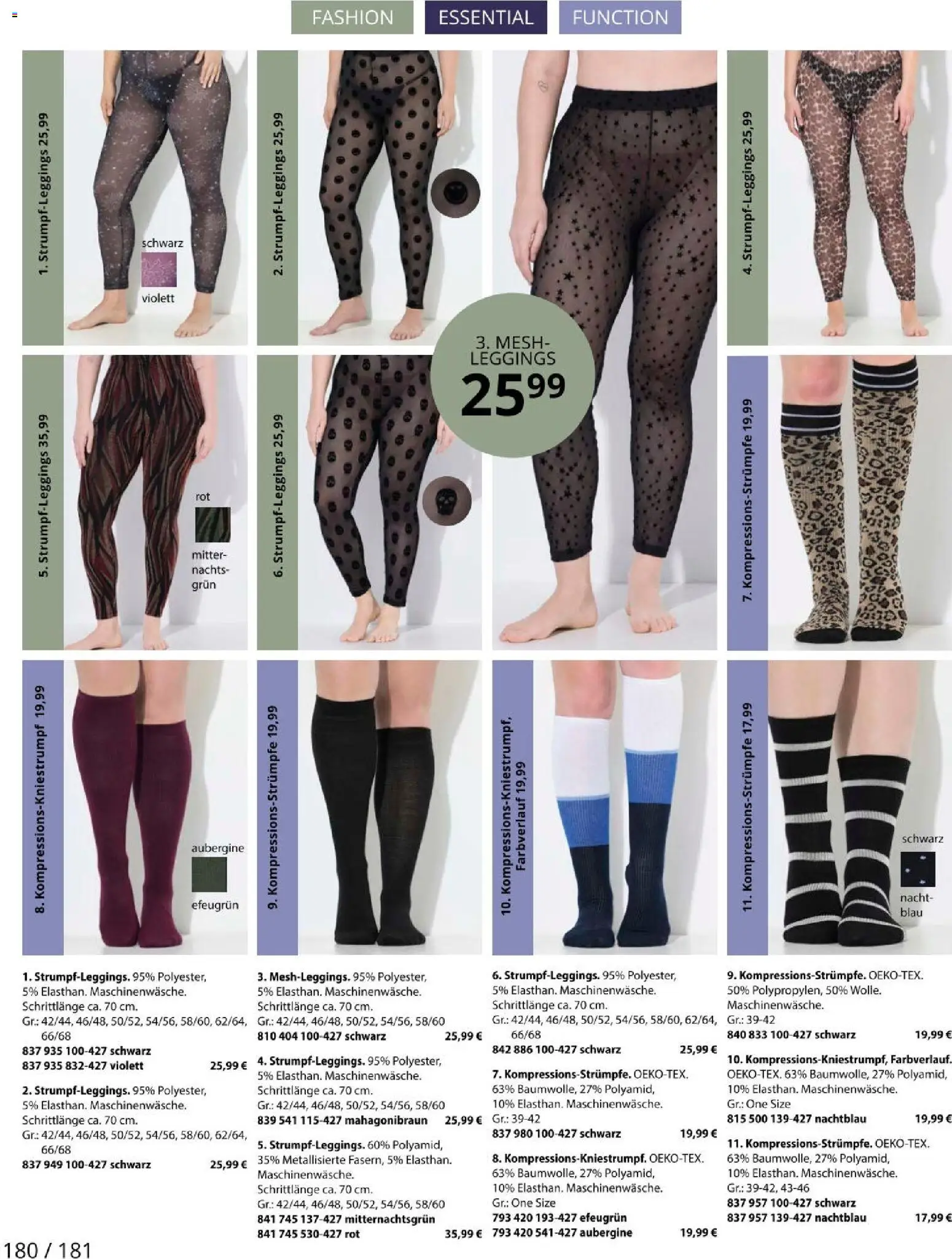 Ulla Popken akciós ujság - amely érvényes a következő dátumtól: 01.11.2025 | Oldal: 180 | Termékek: Leggings