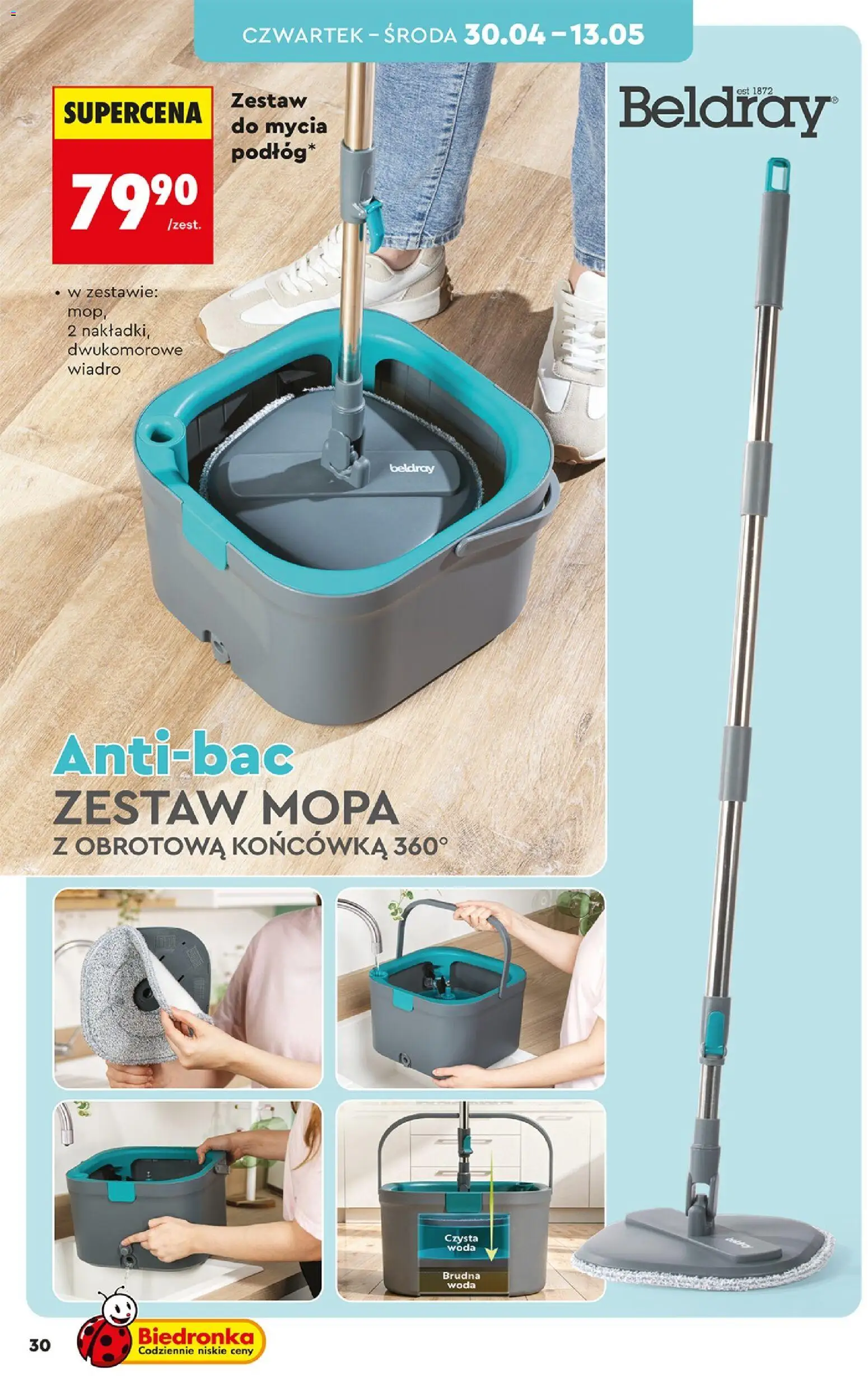 Biedronka gazetka - Hity i inspiracje od 25.04.2026 | Strona: 30 | Produkty: Woda