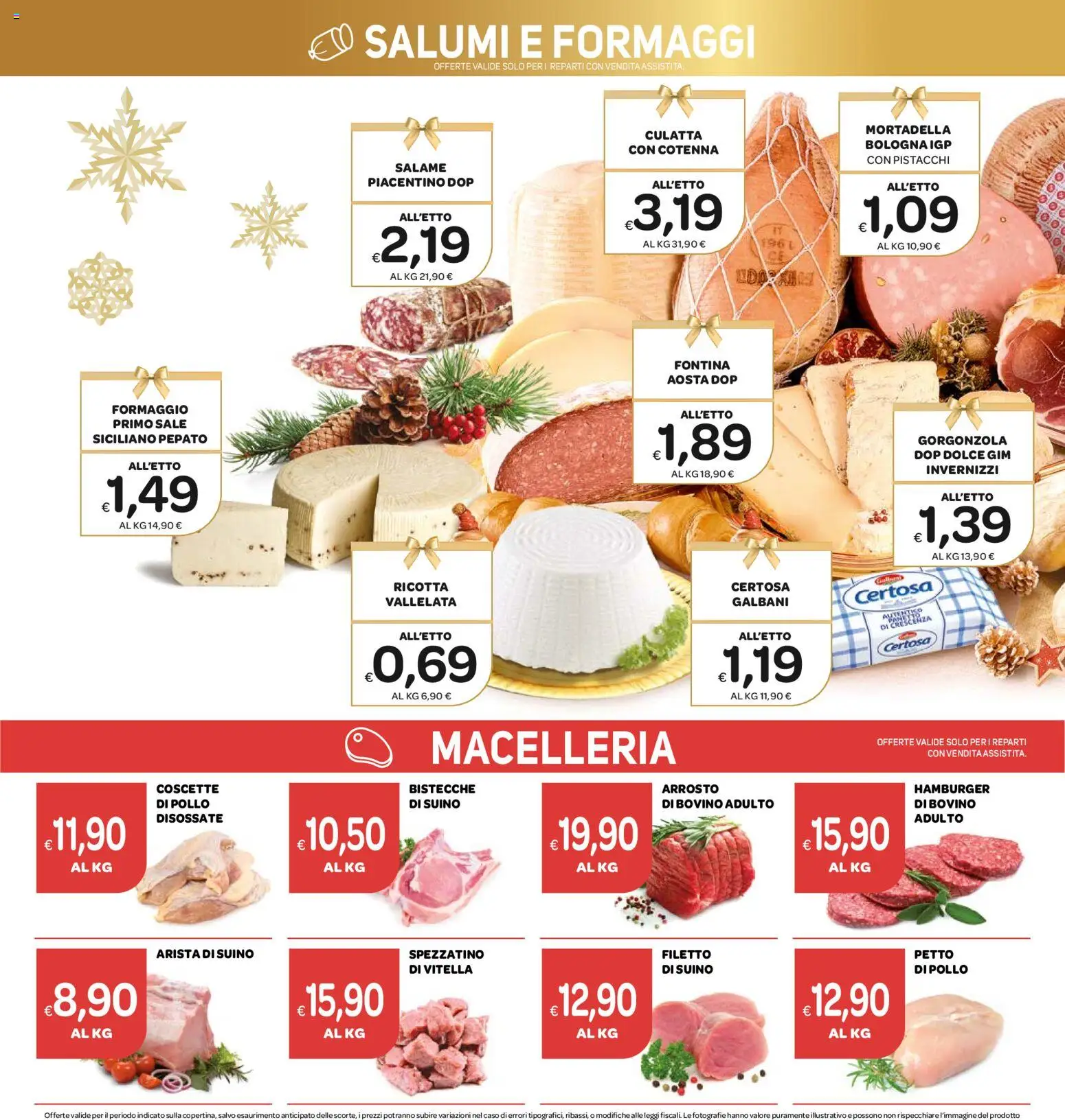 Volantino Ekom del 16.12.2025 | Pagina: 6 | Prodotti: Ricotta, Pistacchi, Crescenza, Gorgonzola