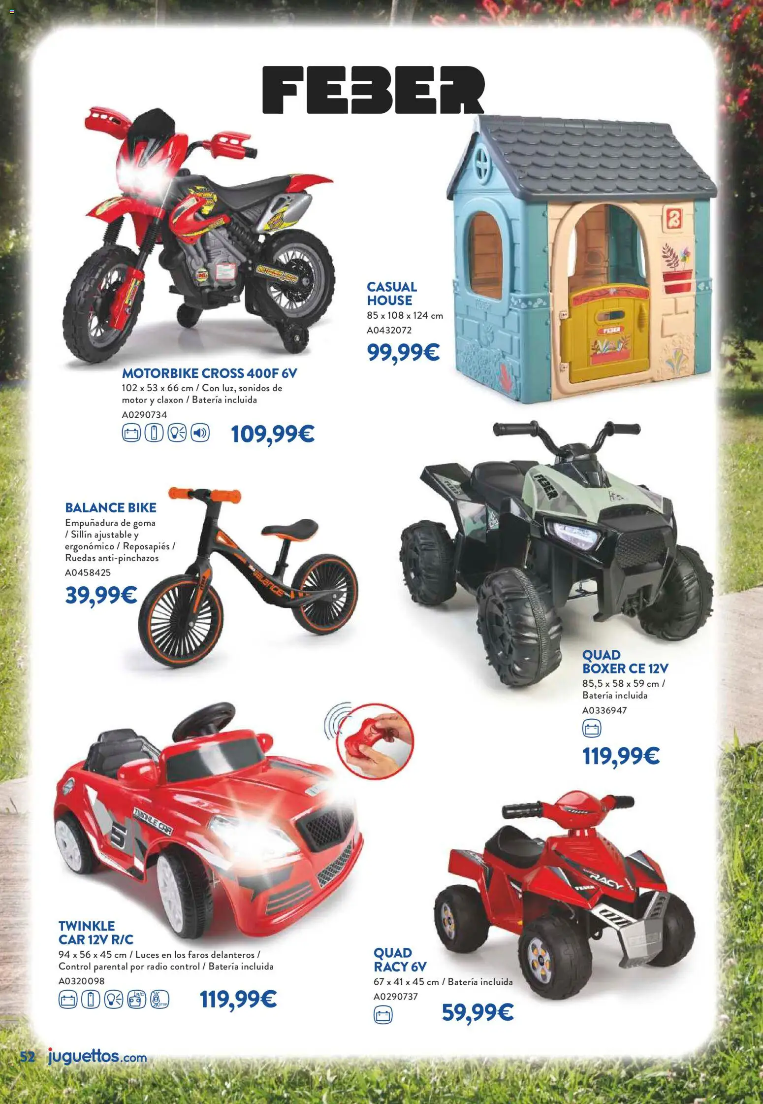 Juguettos catálogo Navidad │ válido desde el 27.10.2025 | Página: 52 | Productos: Reposapiés, Radio, Batería