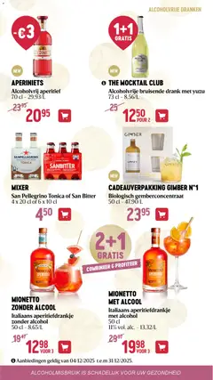 Delhaize Feestgids - Drinks - Voorbeeld van een folder van Delhaize, geldig van 13.11.2025 | Pagina: 7 | Producten: Sprite, Alcohol, Mixer