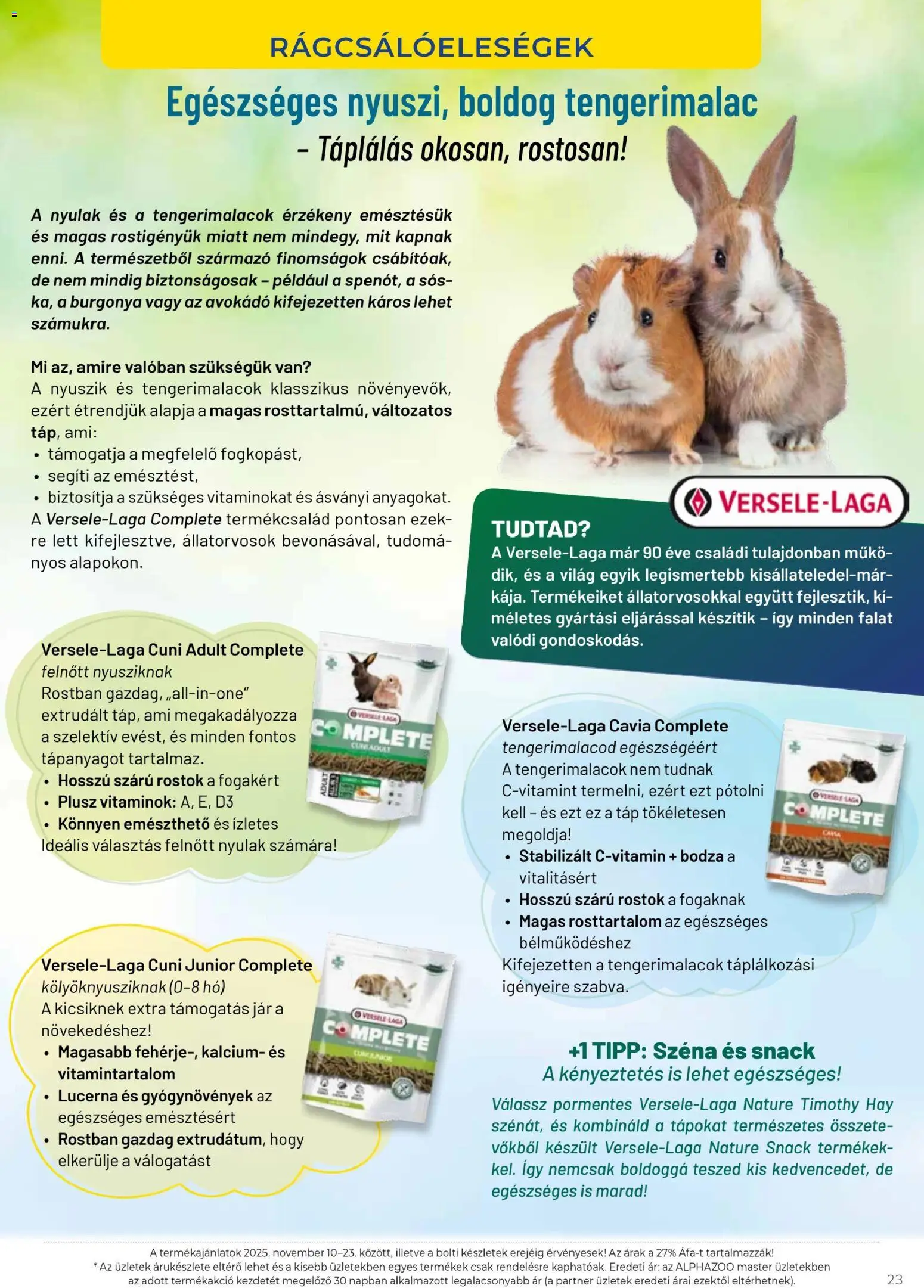 AlphaZoo akciós ujság - amely érvényes a következő dátumtól: 10.11.2025 | Oldal: 23 | Termékek: Burgonya, Avokádó