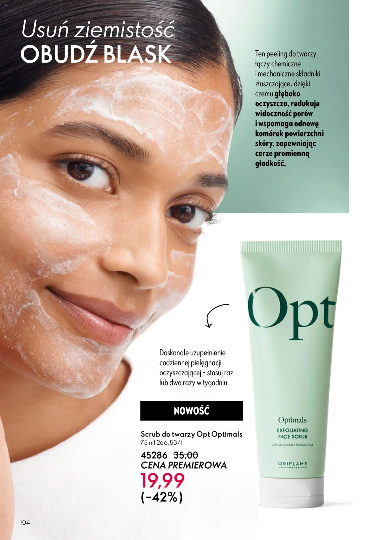 Oriflame Katalog 3 2026 od 11.02.2026 | Strona: 104 | Produkty: Peeling