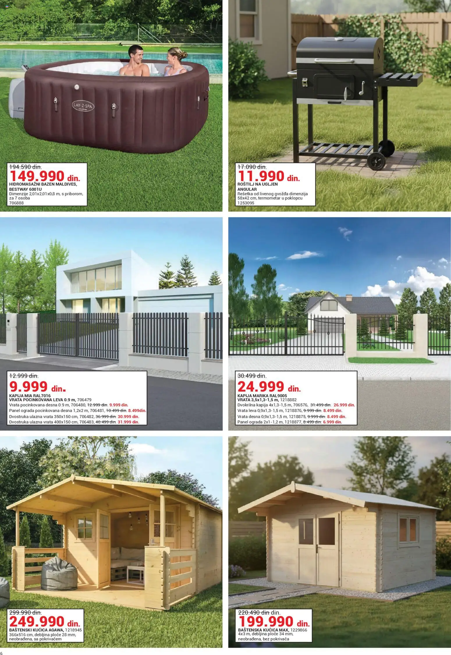 Emmezeta katalog - važi od 01.03.2026 | Strana: 6 | Proizvode: Termometar, Rešetka, Vrata, Roštilj