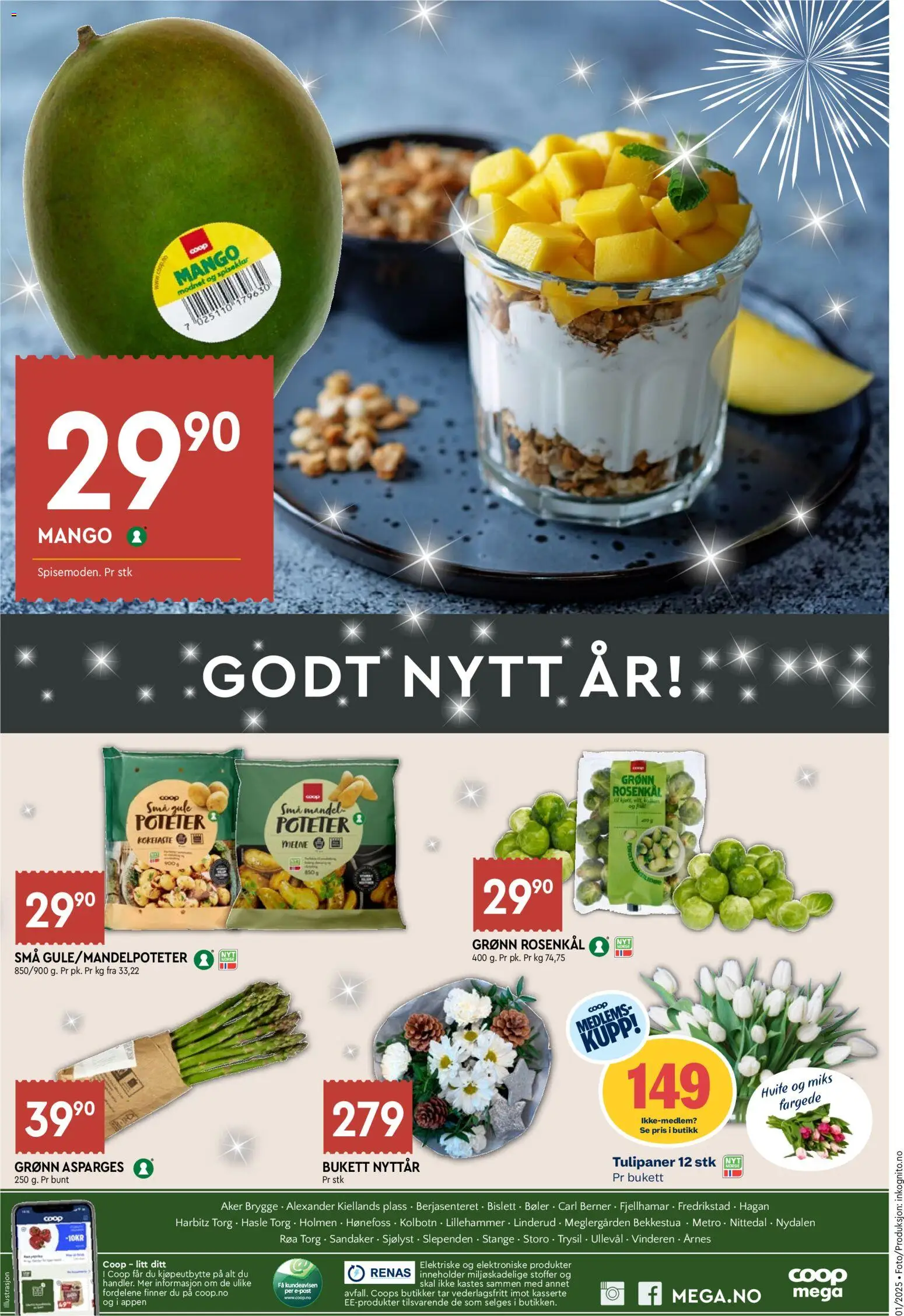 {H1} | Side: 4 | Produkter: Poteter, Fyldt pasta, Mango, Rosenkål