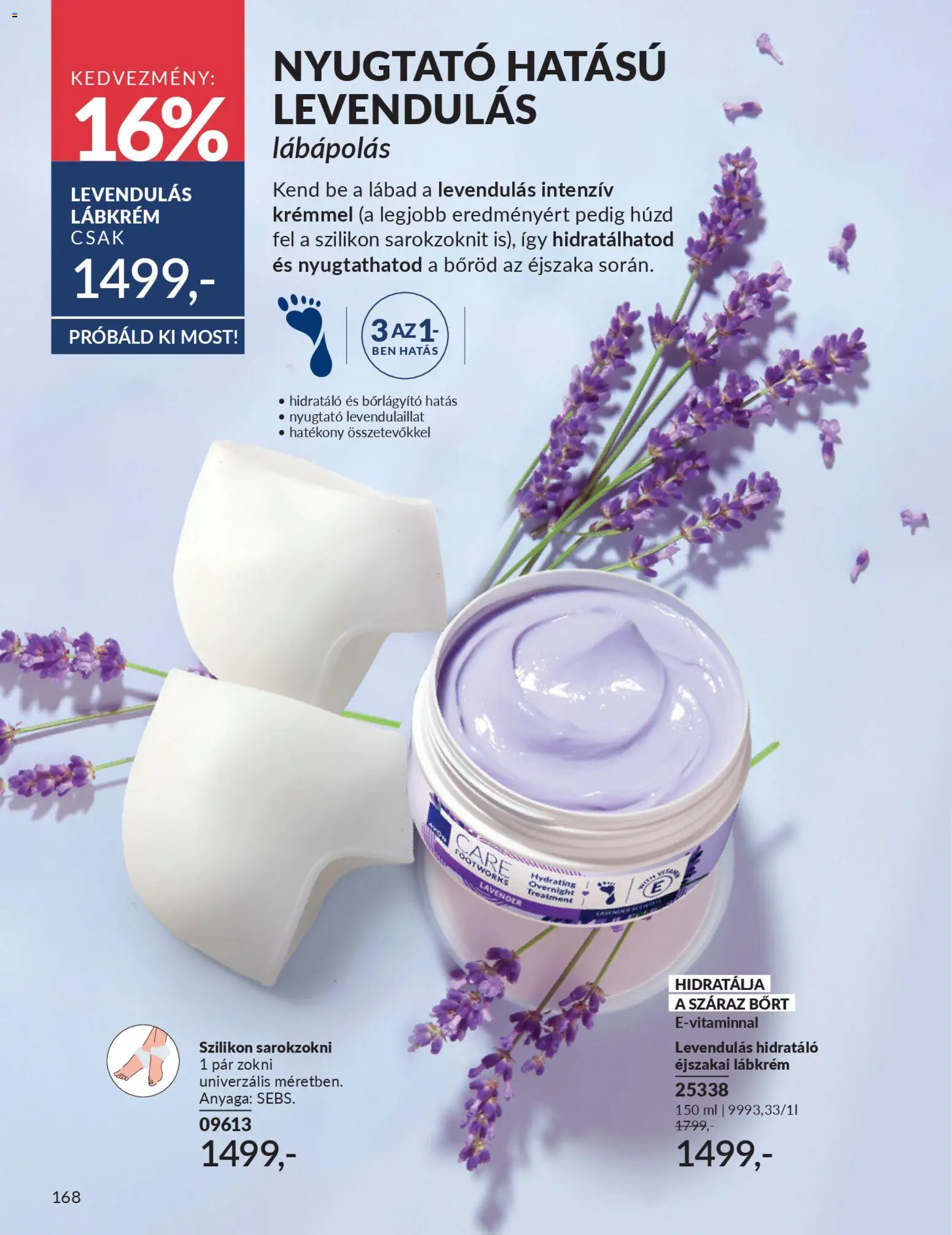 Avon akciós ujság - amely érvényes a következő dátumtól: 01.01.2026 | Oldal: 172 | Termékek: Zokni