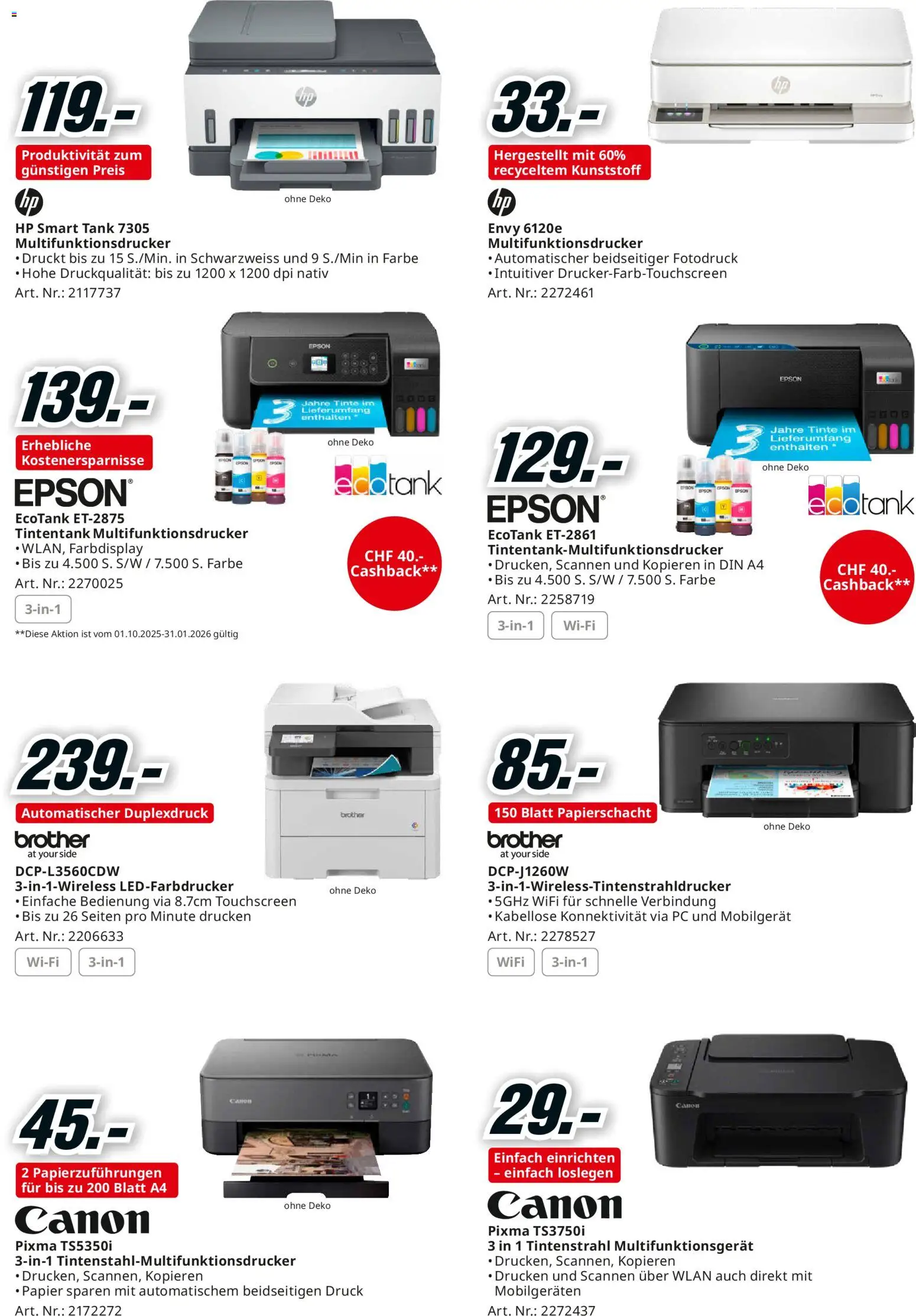 Media Markt - Black Friday – gültig ab 02.11.2025 | Seite: 16 | Produkte: Pc, HP, Epson