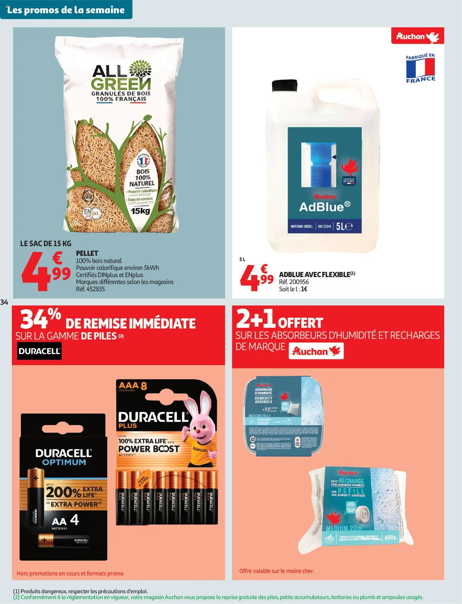 {H1} | Page: 34 | Produits: Sac, Poids, Granules de bois, Piles
