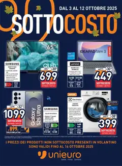 Anteprima del volantino Volantino Unieuro	 valido a partire dal 03.10.2025