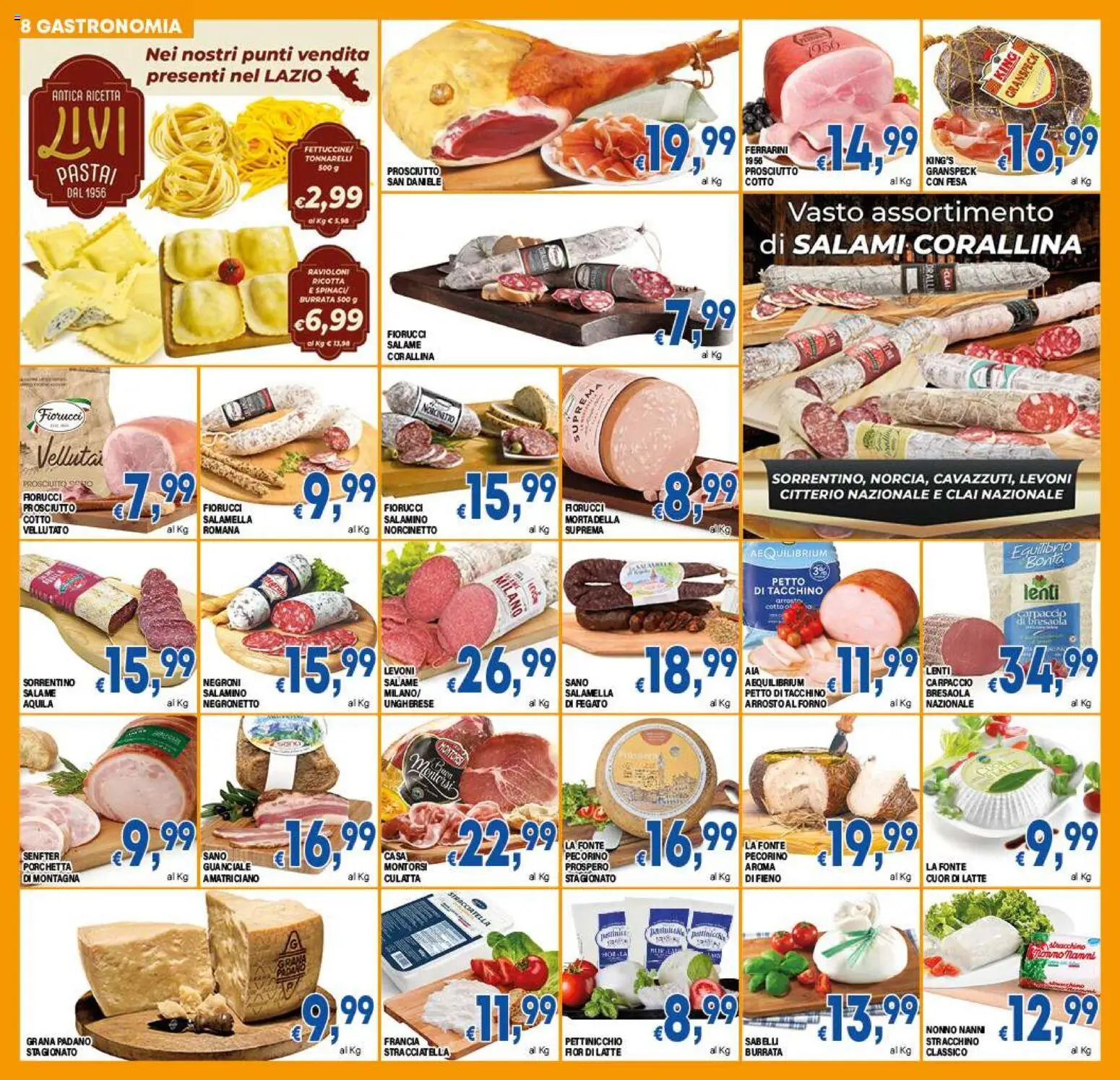 Volantino DEM del 27.03.2026 | Pagina: 8 | Prodotti: Salame, Bresaola, Mortadella, Forno