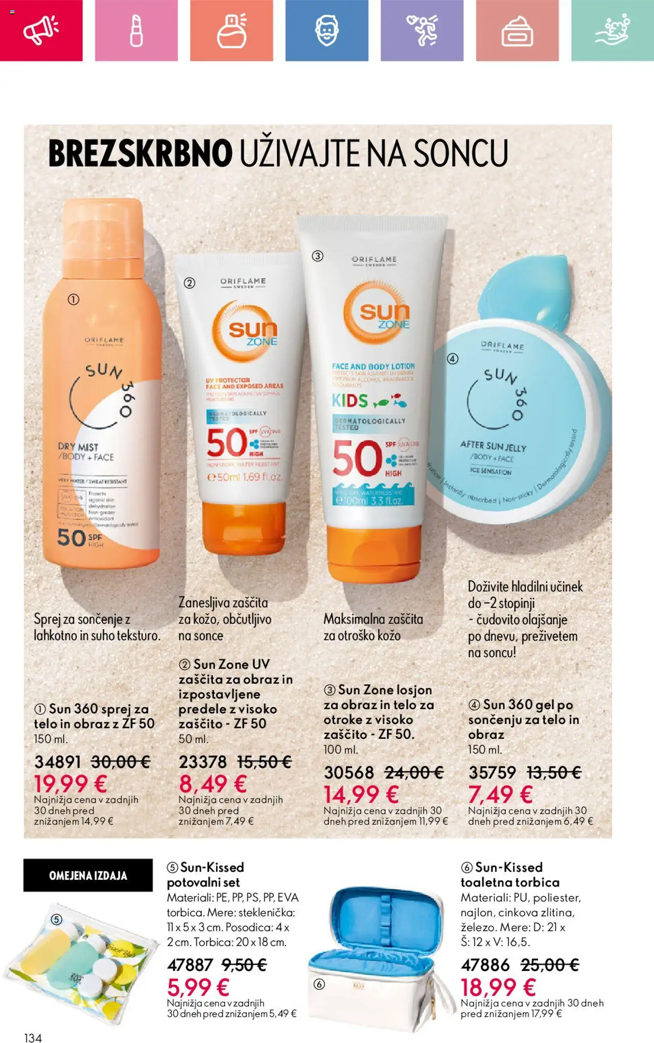 Oriflame katalog 12 │ velja od 24.08.2025 | Stran: 134 | Izdelki: Toaletna torbica, Torbica