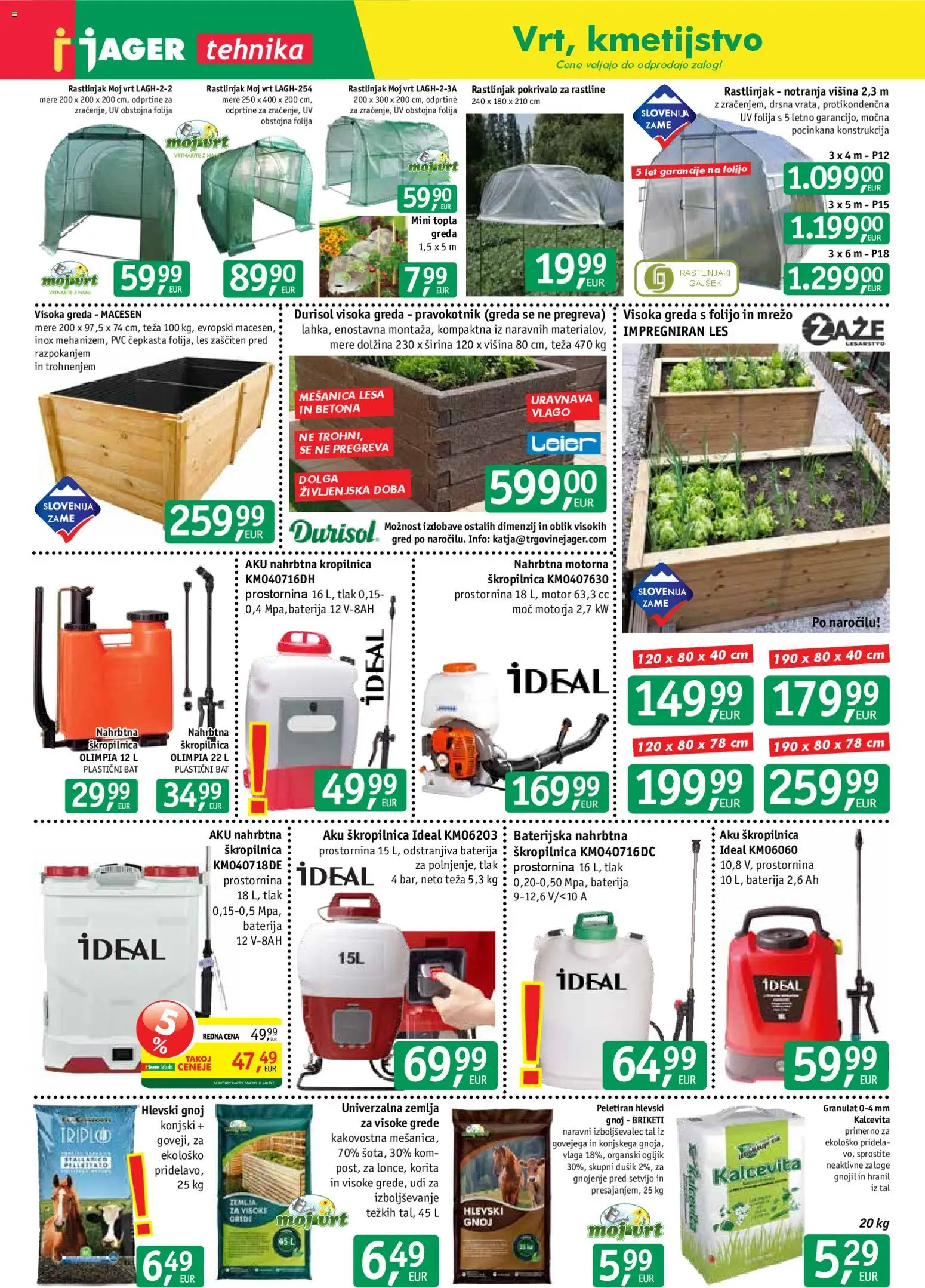 Novi Jager katalog ponudbe – veljaven od 18.03.2026 | Stran: 7 | Izdelki: Baterija, Žemlja, Teza, Folija