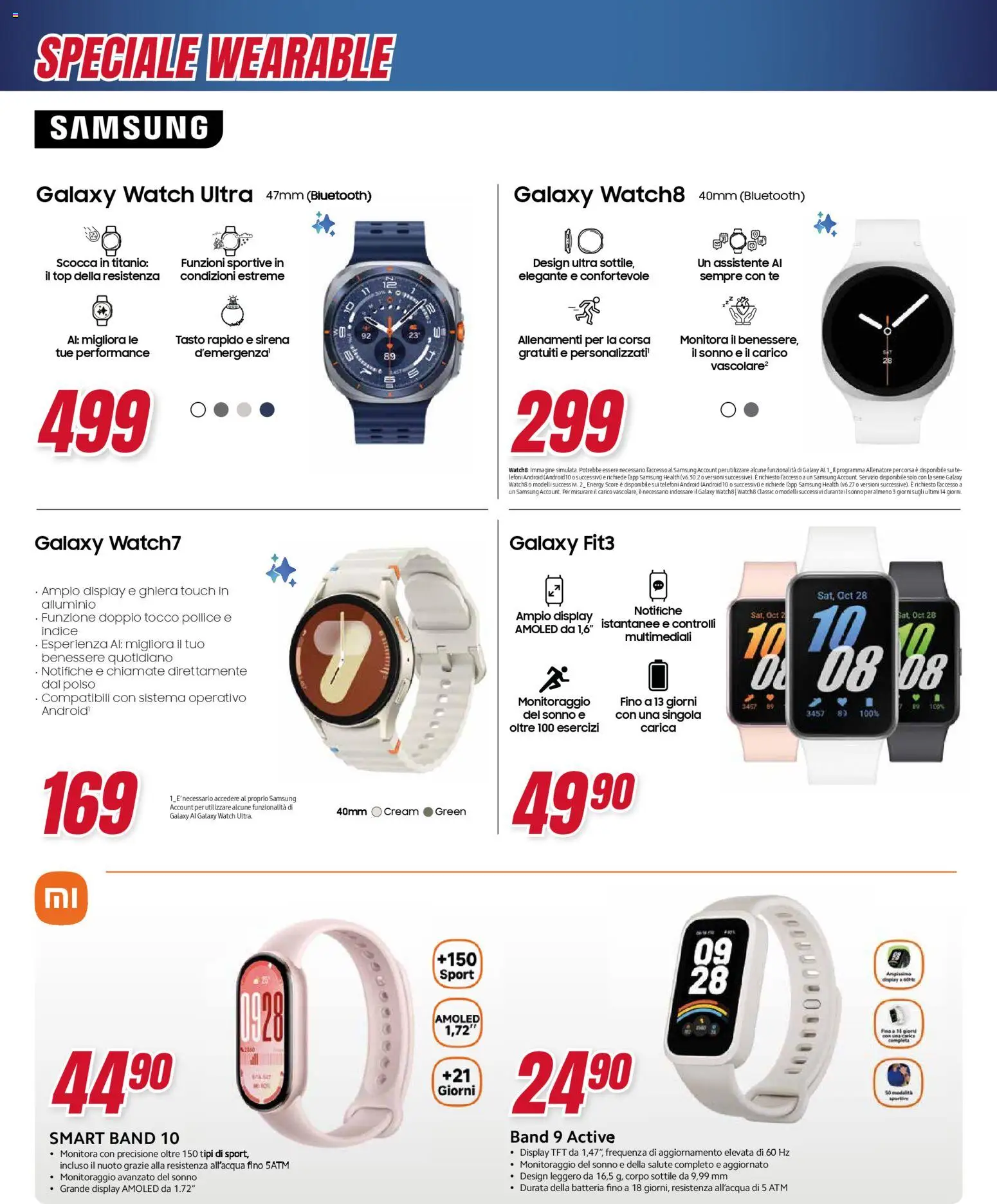 Volantino Trony del 30.10.2025 | Pagina: 42 | Prodotti: Samsung Galaxy, Top, Alluminio, Batteria