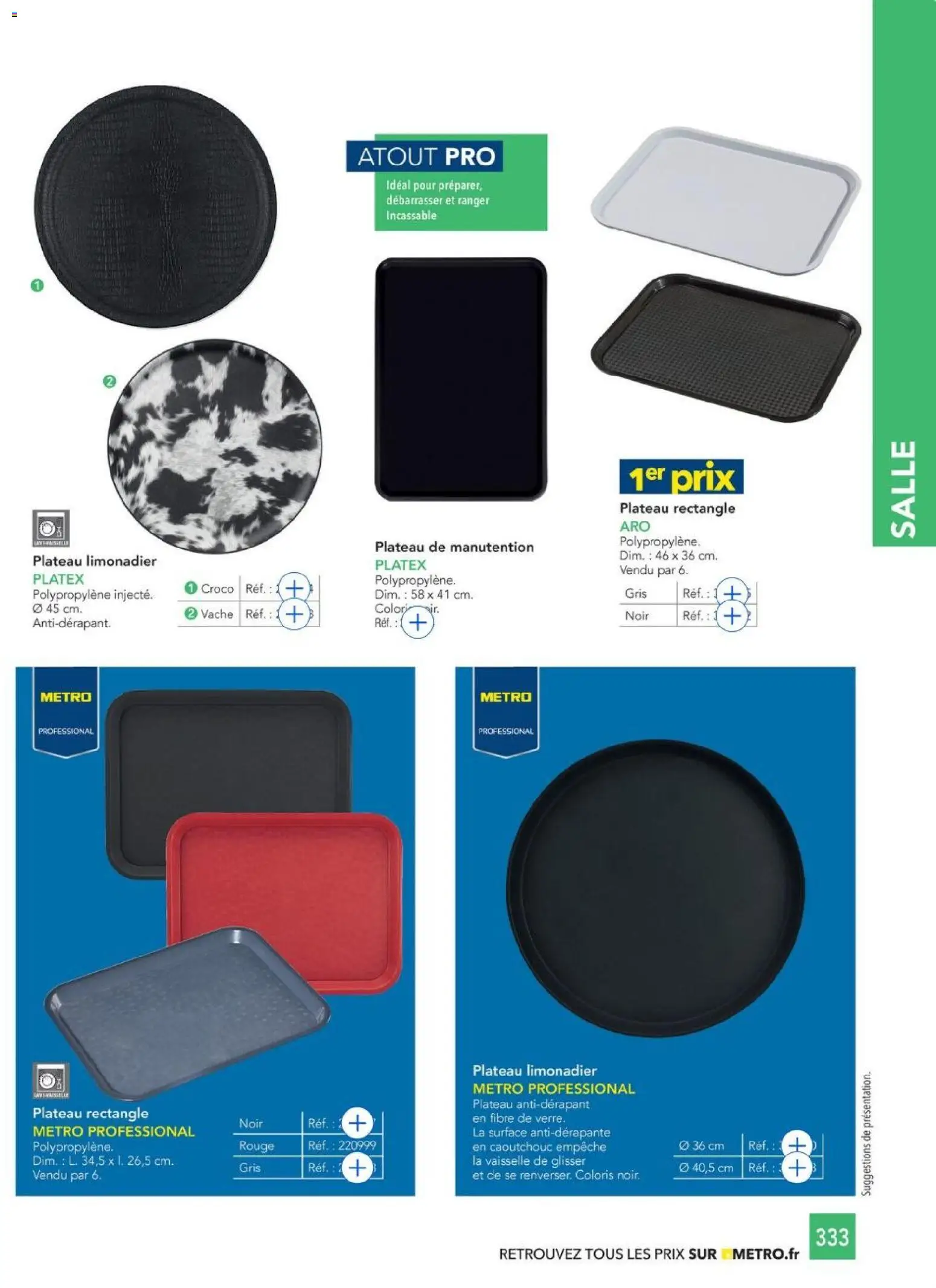 {H1} | Page: 333 | Produits: Plateau