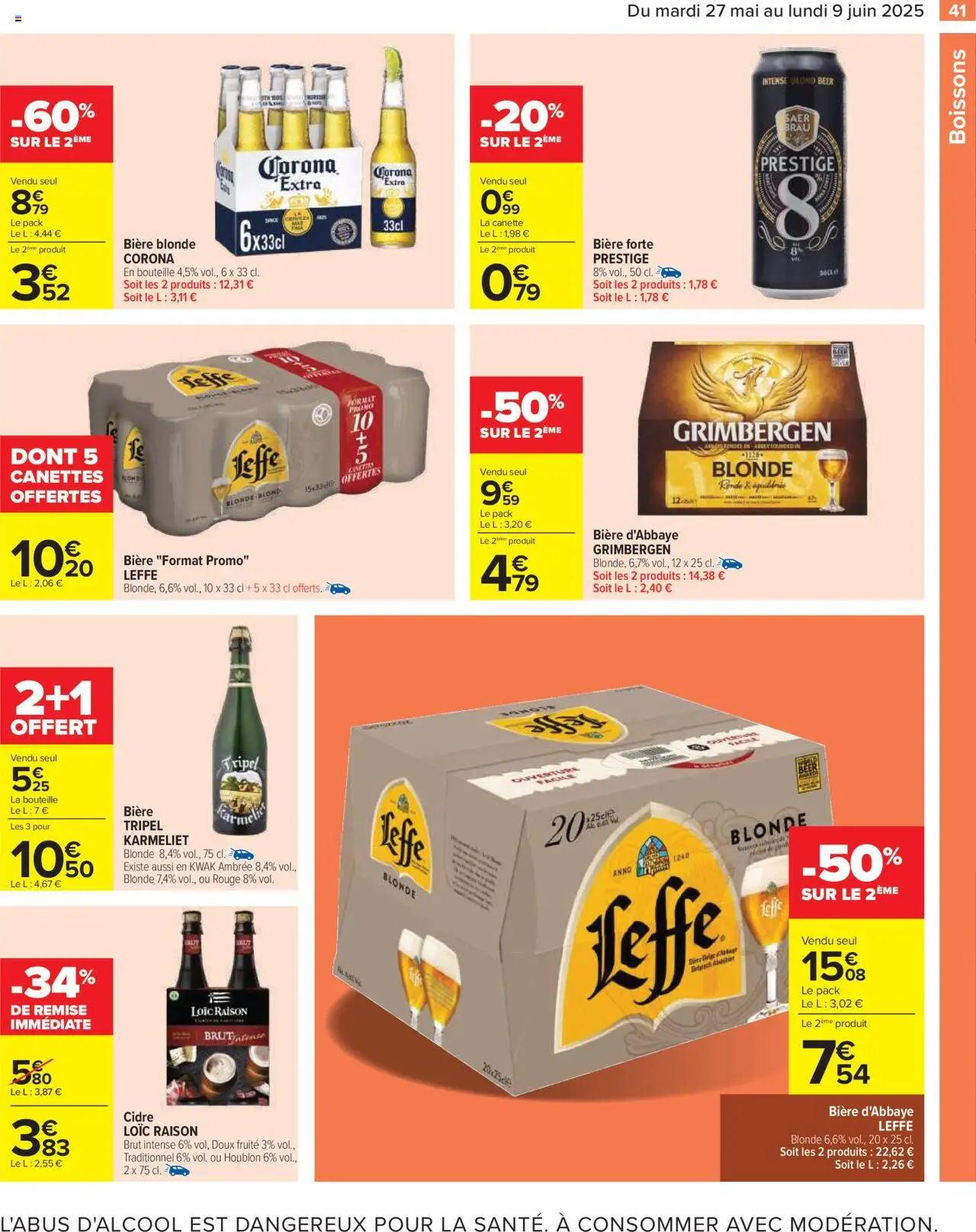  | Page: 43 | Produits: Bière blonde, Cidre, Bière