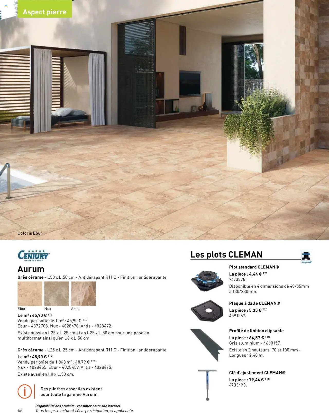  | Page: 46 | Produits: Clé, Plots