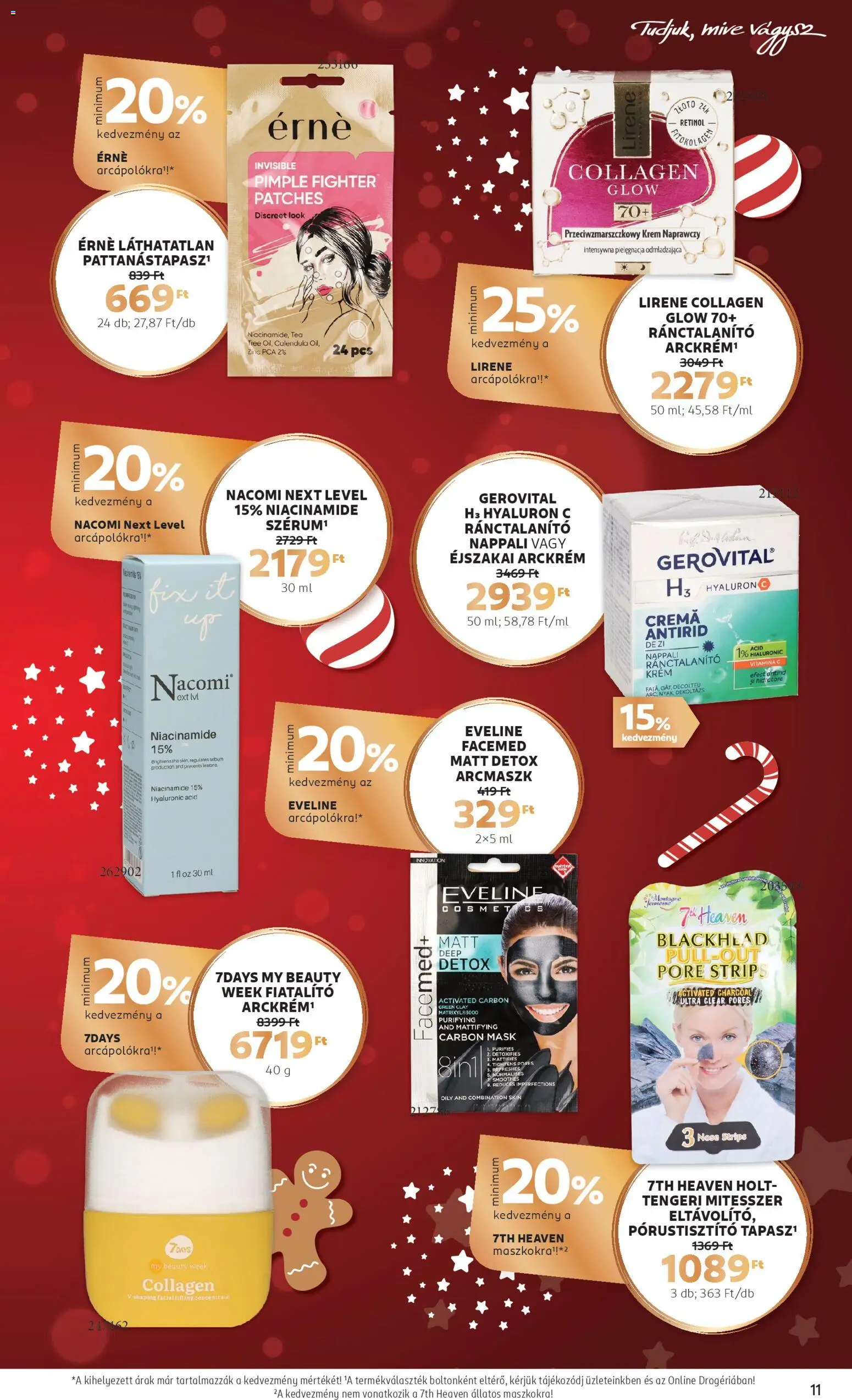 Rossmann akciós ujság - amely érvényes a következő dátumtól: 03.11.2025 | Oldal: 11 | Termékek: Arckrém, Tea