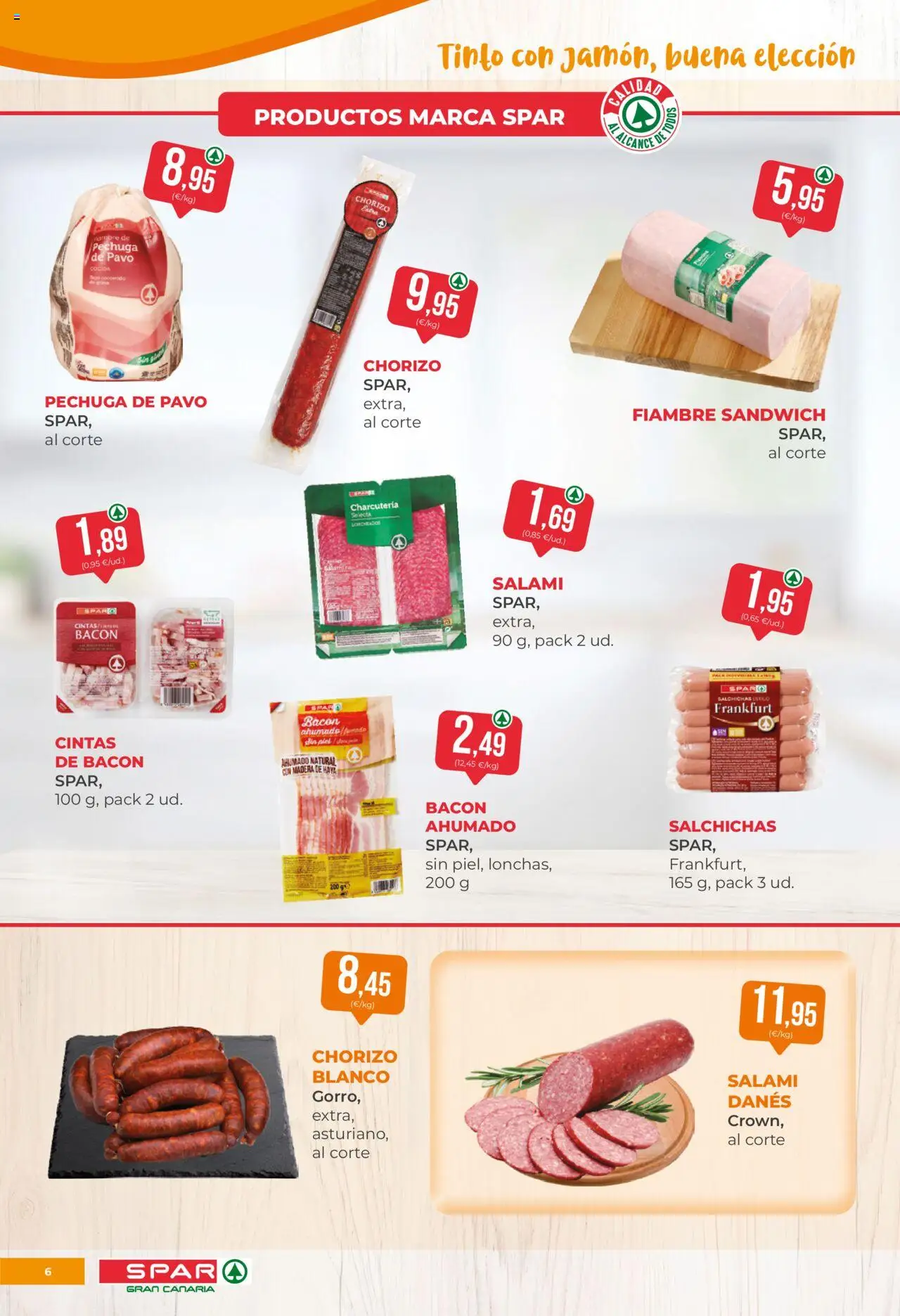Spar folleto │ válido desde el 17.10.2025 | Página: 6 | Productos: Funda, Salami