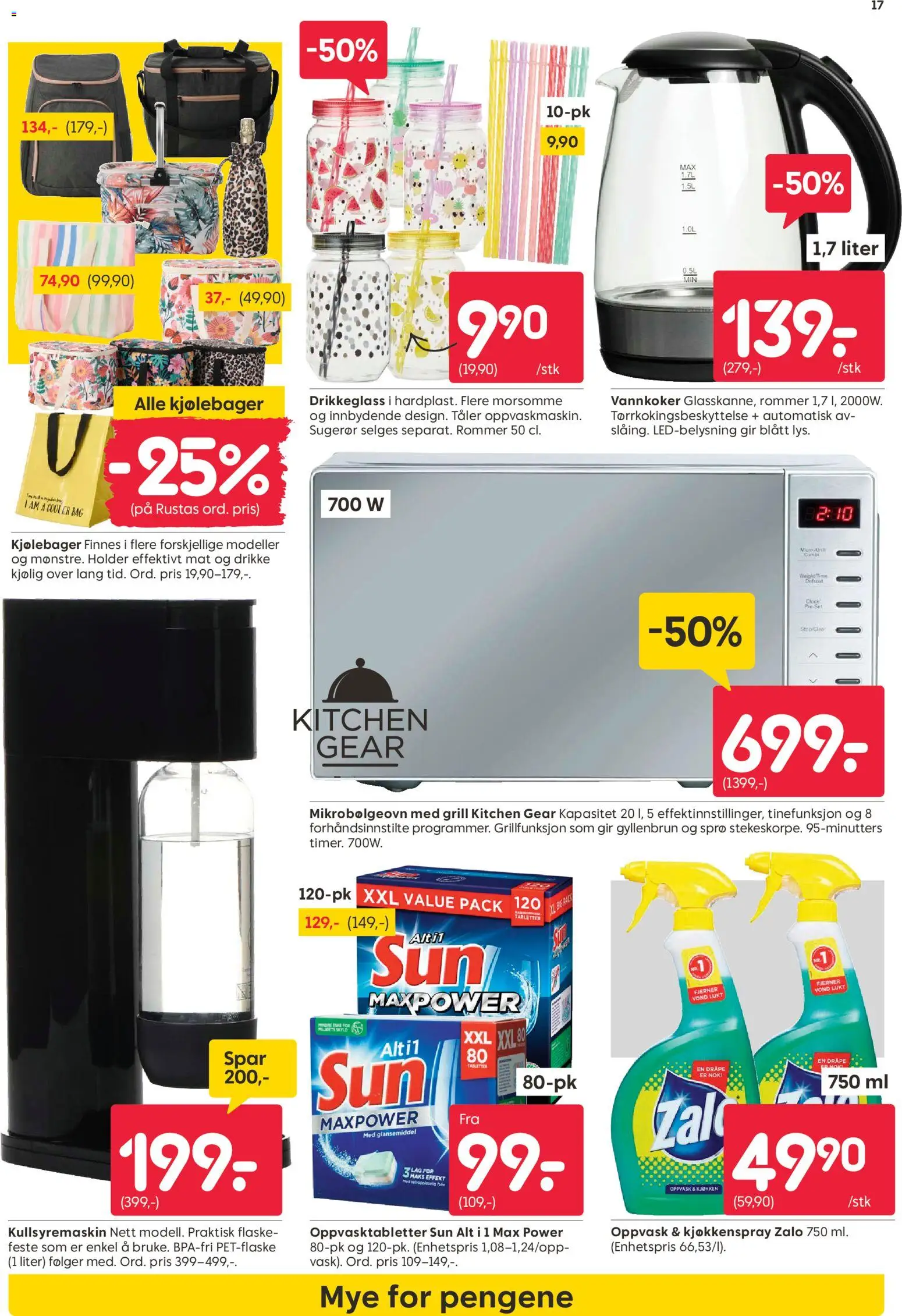 {H1} | Side: 17 | Produkter: Стаціонарний телефон, Bag, Mikrobølgeovn, Суміш дитяча