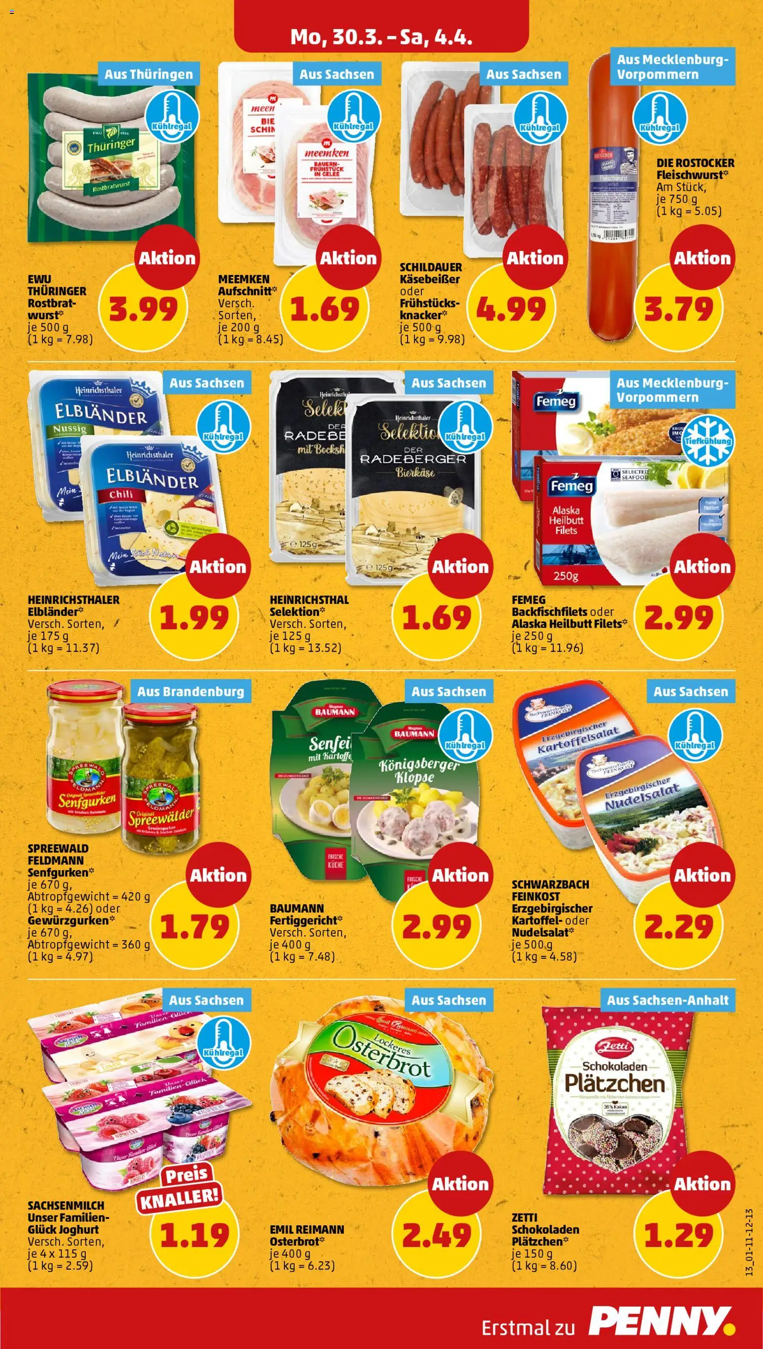 Penny Prospekt 	 – gültig ab 30.03.2026 | Seite: 23 | Produkte: Joghurt, Küche, Himbeere, Meemken