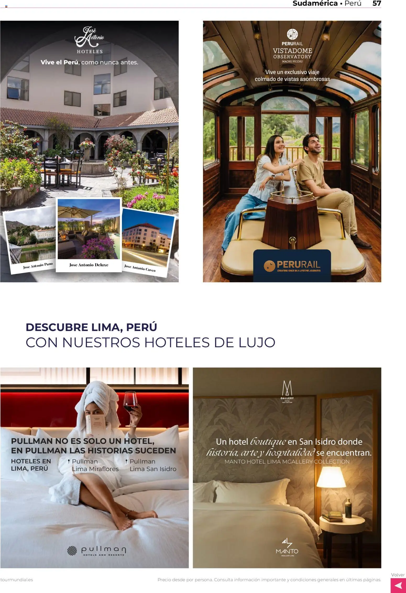 Viajes El Corte Inglés Centroamérica y Sudamérica │ válido desde el 01.01.2026 | Página: 56 | Productos: Lima