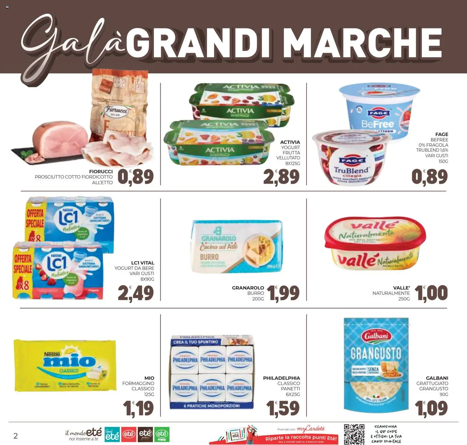 Volantino Eté del 31.10.2025 | Pagina: 2 | Prodotti: Prosciutto Cotto, Tè, Frutta, Burro