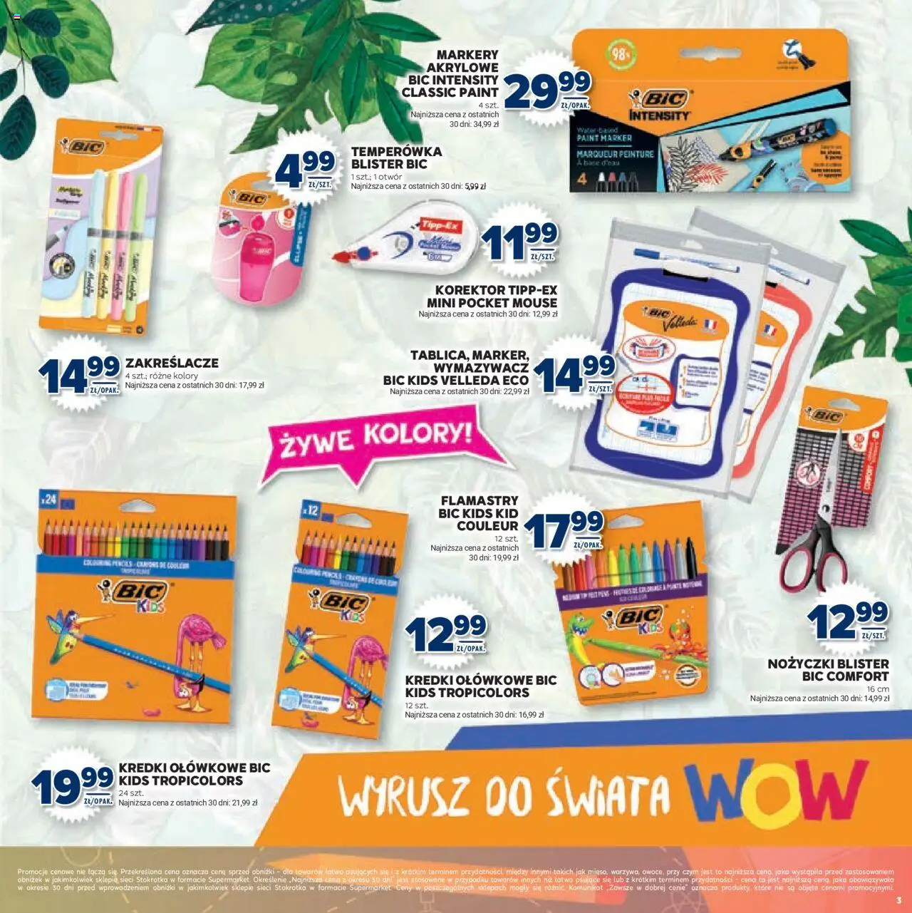Stokrotka Gazetka - Witaj Szkoło od 13.08.2025 | Strona: 3 | Produkty: Stokrotka, Temperówka, Korektor