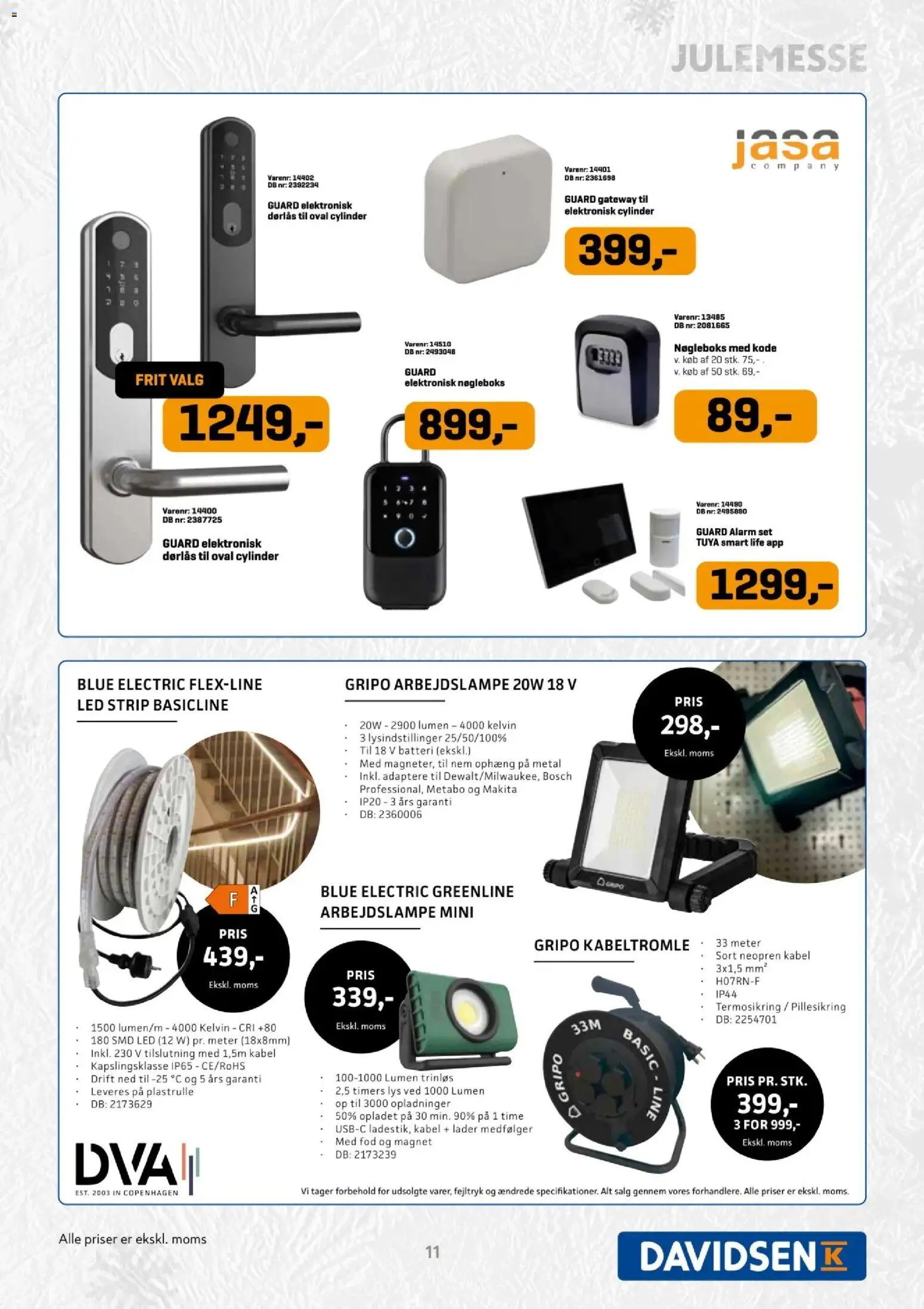 Davidsen tilbudsavis – gyldig fra 14.11.2025 | Side: 11 | Produkter: Magnet, Adaptere, Kabel, Batteri
