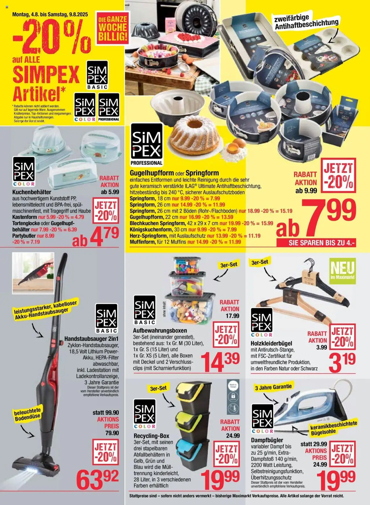 Maximarkt Flugblatt Anif, Bruck an der Großglocknerstraße gültig ab 04.08.2025 | Seite: 14