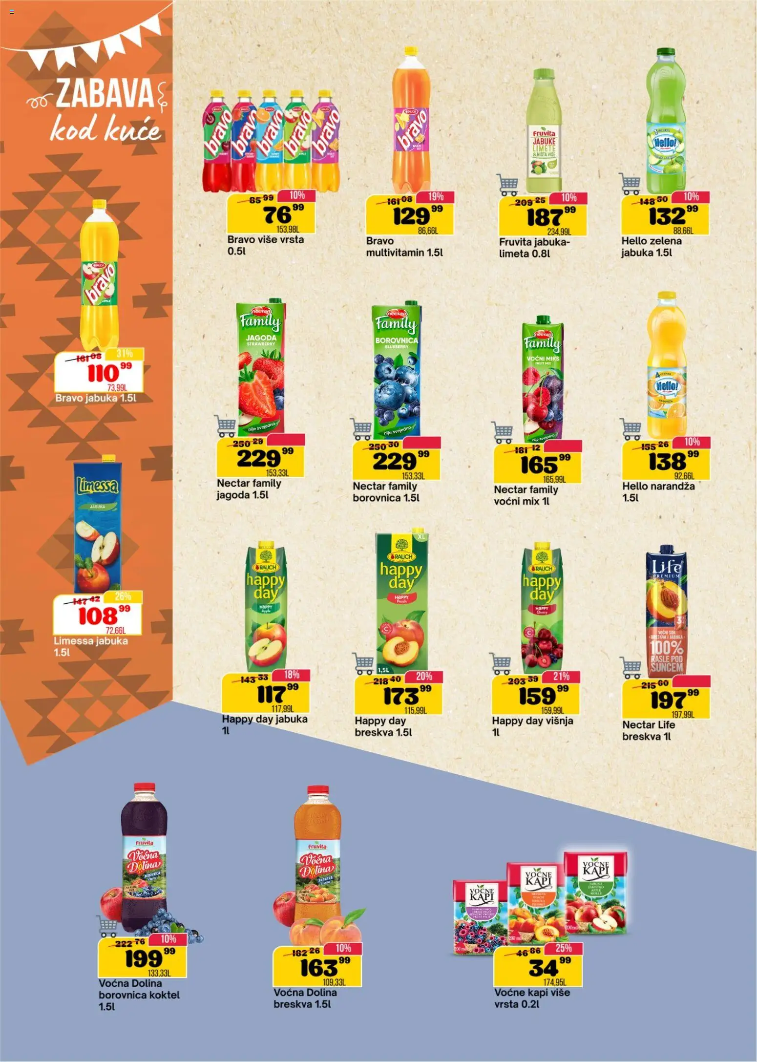 Senta Promet katalog - važi od 25.02.2026 | Strana: 14 | Proizvode: Jagoda, Limeta, Fruvita, Jabuke