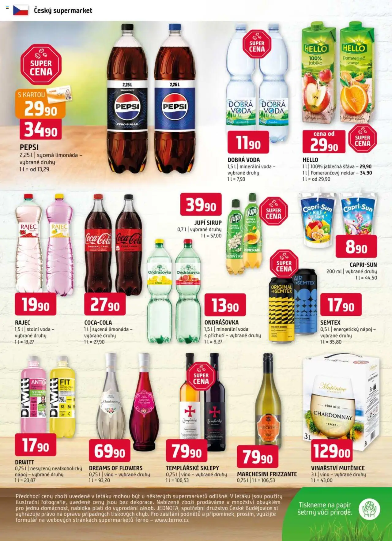 Terno leták - Český Krumlov od 03.09.2025 | Strana: 12 | Produkty: Ondrášovka, Sirup, Semtex, Minerální voda