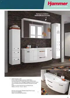 Hammer Zuhause Nautic Badmoebel - gültig ab dem 01.01.2024 | Seite: 19 | Produkte: Spiegelschrank, Hochschrank