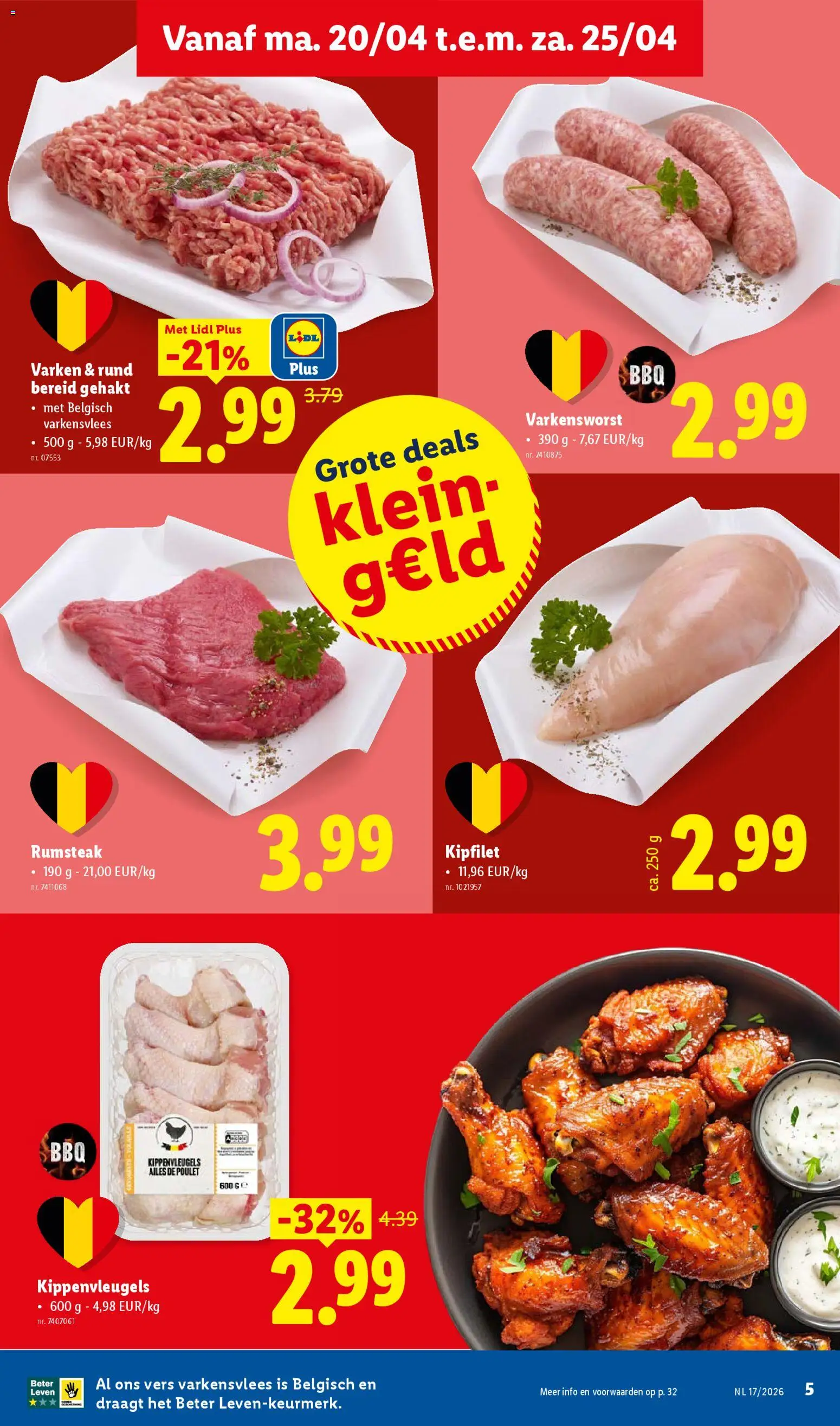 {H1} | Pagina: 5 | Producten: Steak, Gehakt, Varkensvlees, Kippenvleugels