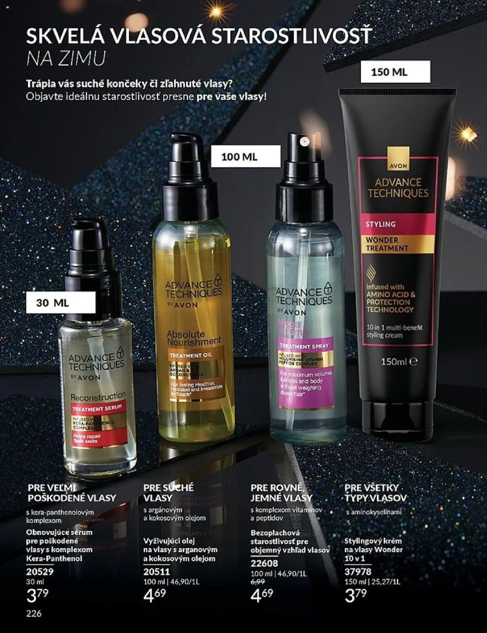 Nové Avon akcie – leták je platný od 01.11.2025 | Strana: 226 | Produkty: Olej, Krém