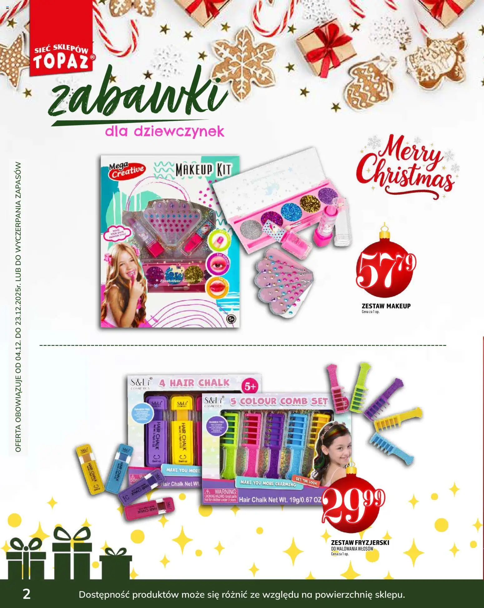 Topaz Gazetka - Podaruj dobre chwile od 04.12.2025 | Strona: 2