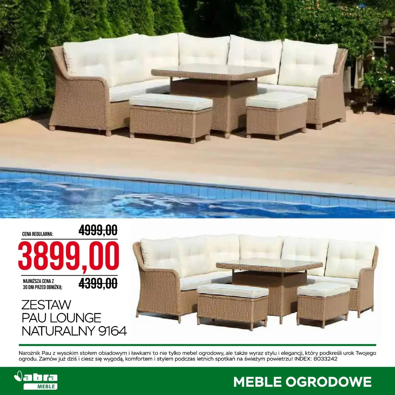 Abra meble gazetka od 24.04.2026 | Strona: 14 | Produkty: Meble ogrodowe