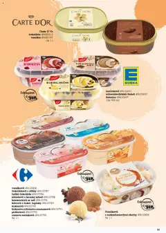 Jip katalog - Zmrzliny 2025 od 30.04.2025 | Strana: 23 | Produkty: Tiramisu, Oříšky, Horká čokoláda, Carte d'or