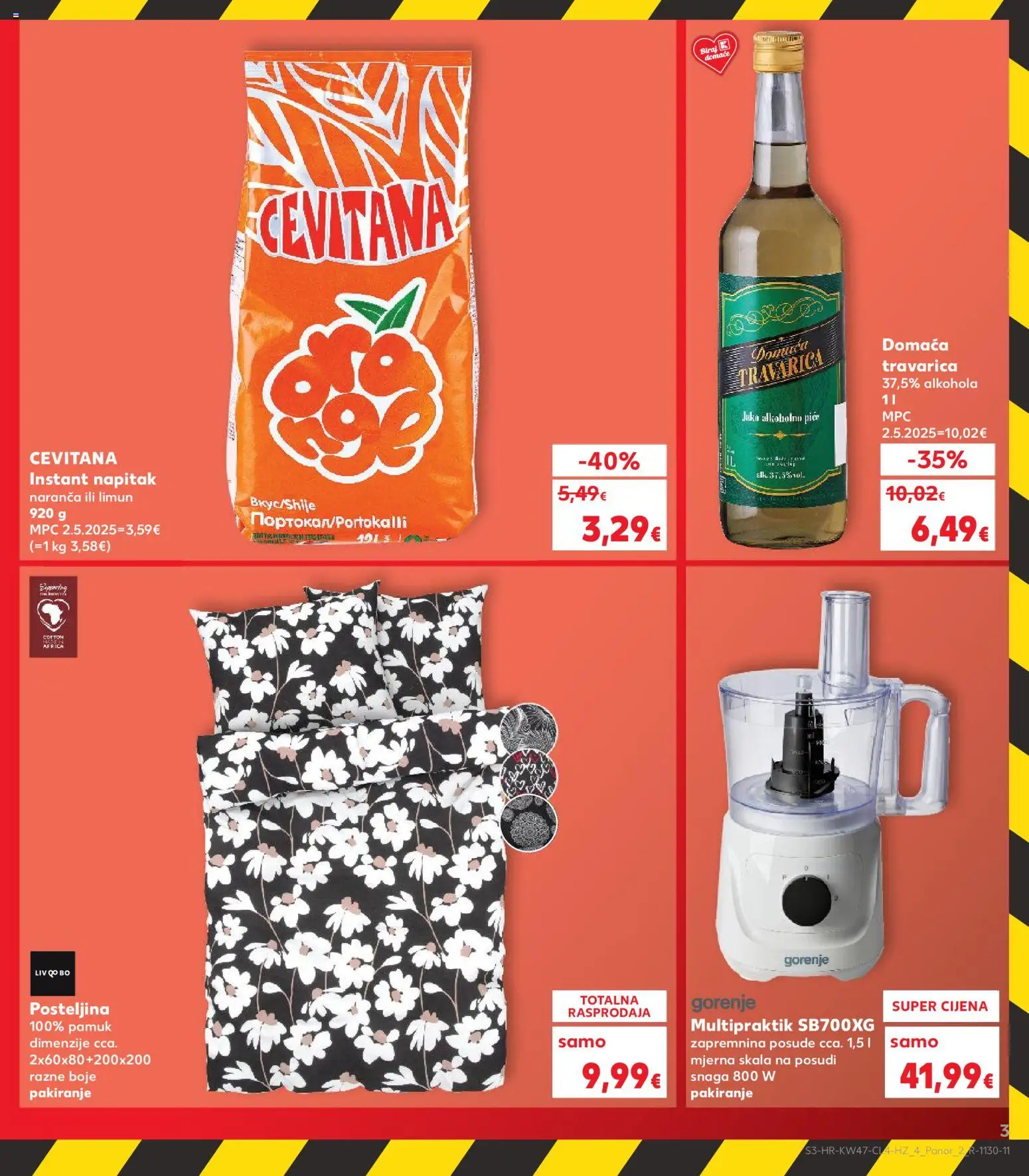 Kaufland katalog | vrijedi od 19.11.2025 | Stranica: 3 | Proizvodi: Travarica, Posteljina, Limun