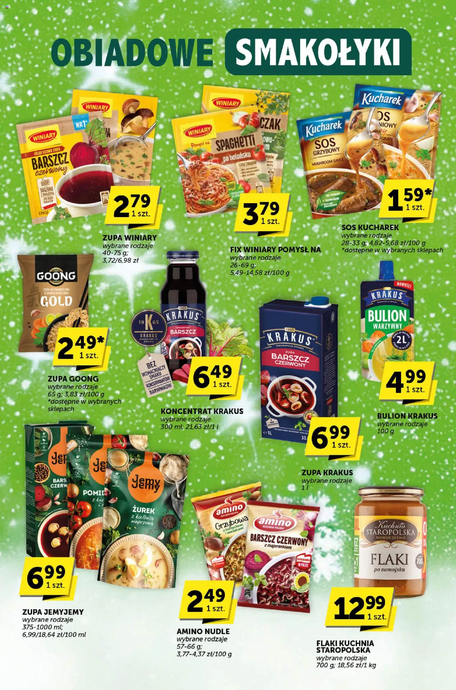 ABC Gazetka - Katalog od 27.11.2025 | Strona: 16 | Produkty: Barszcz, Flaki, Bulion warzywny, Sos