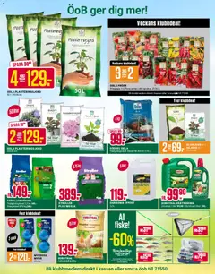 ÖoB erbjudanden - Förhandsvisning av reklamblad från butik ÖoB aktuell från 07.04.2026 | Sida: 7 | Produkter: Fläkt, Jord, Planteringsjord, Mössa
