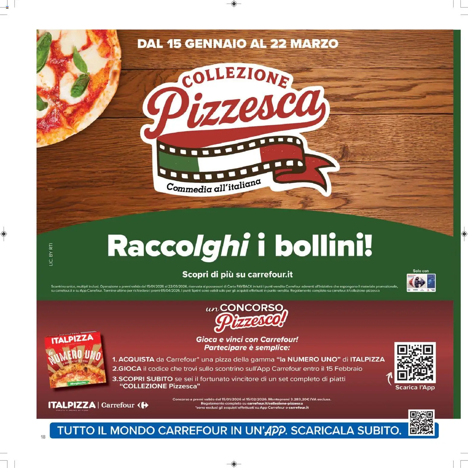 Volantino Carrefour del 15.01.2026 | Pagina: 18 | Prodotti: Pizza