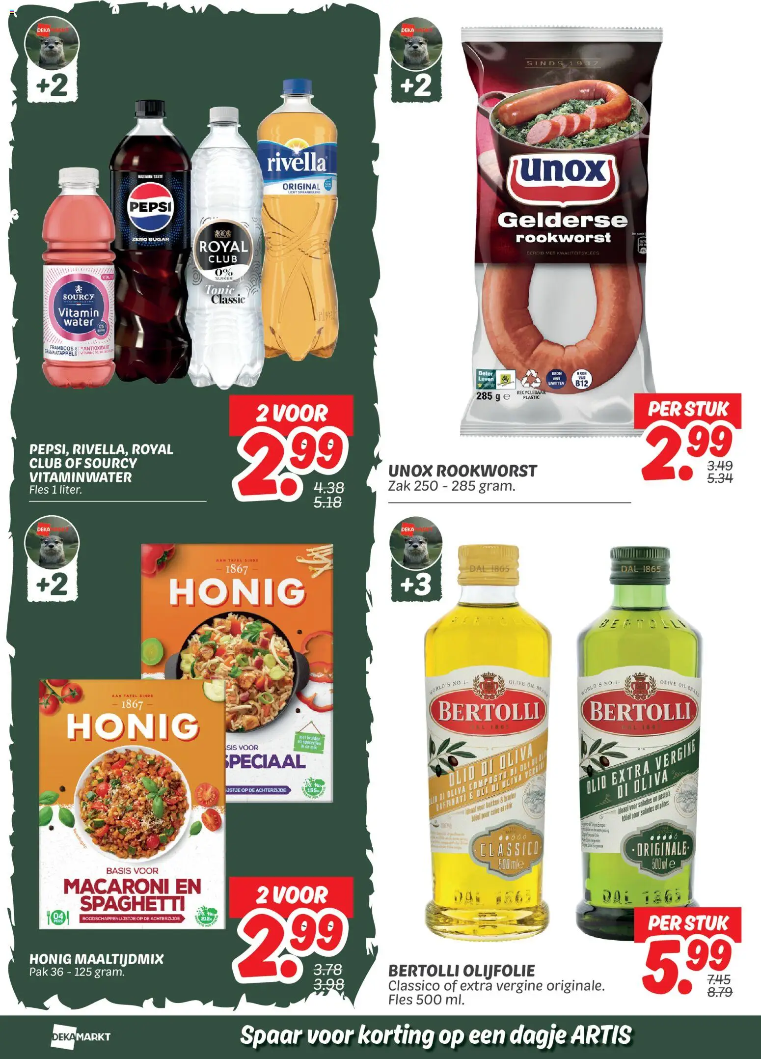 {H1} | Pagina: 4 | Producten: Waffelini, Pepsi, Macaroni, Tafel