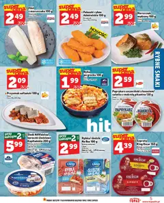 Pogląd oferty "Topaz Gazetka" - ważna od 13.11.2025 | Strona: 5 | Produkty: Śledź, Paprykarz szczeciński, Paluszki rybne, Morszczuk