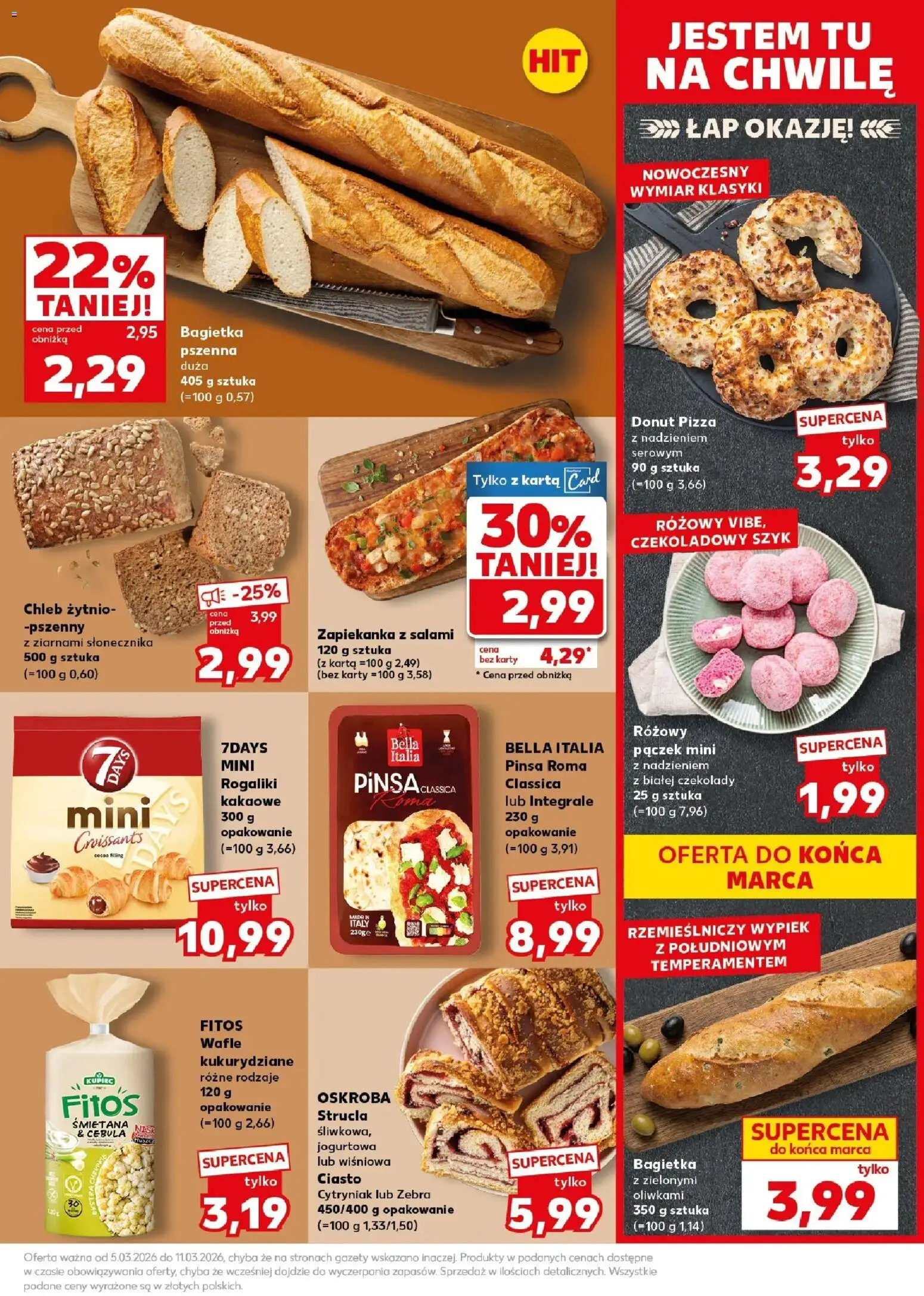Kaufland gazetka - Mocny start od 09.03.2026 | Strona: 19 | Produkty: Ciasto, Zapiekanka, Bell, Pizza